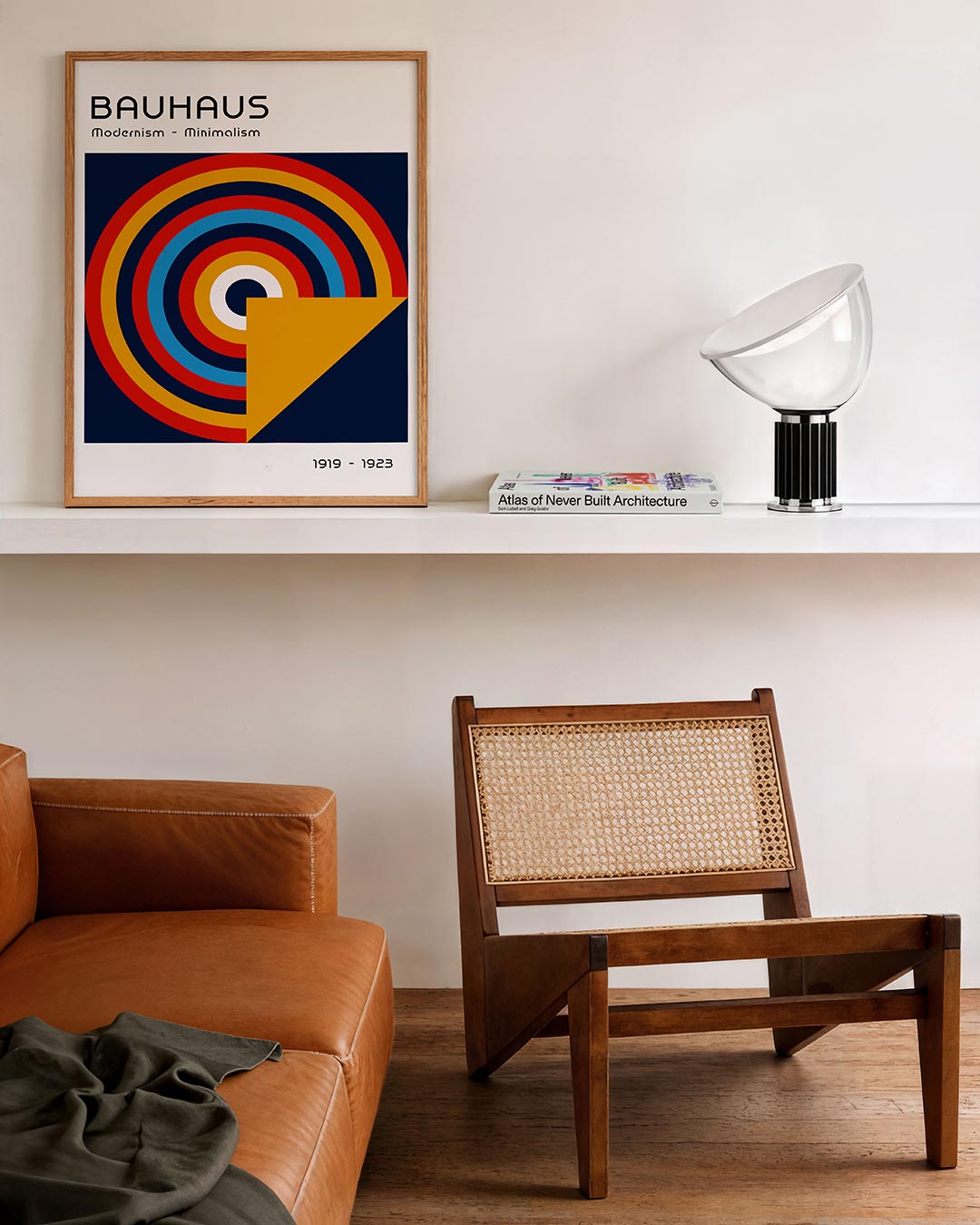 Cirkelvormen en lijnen Poster