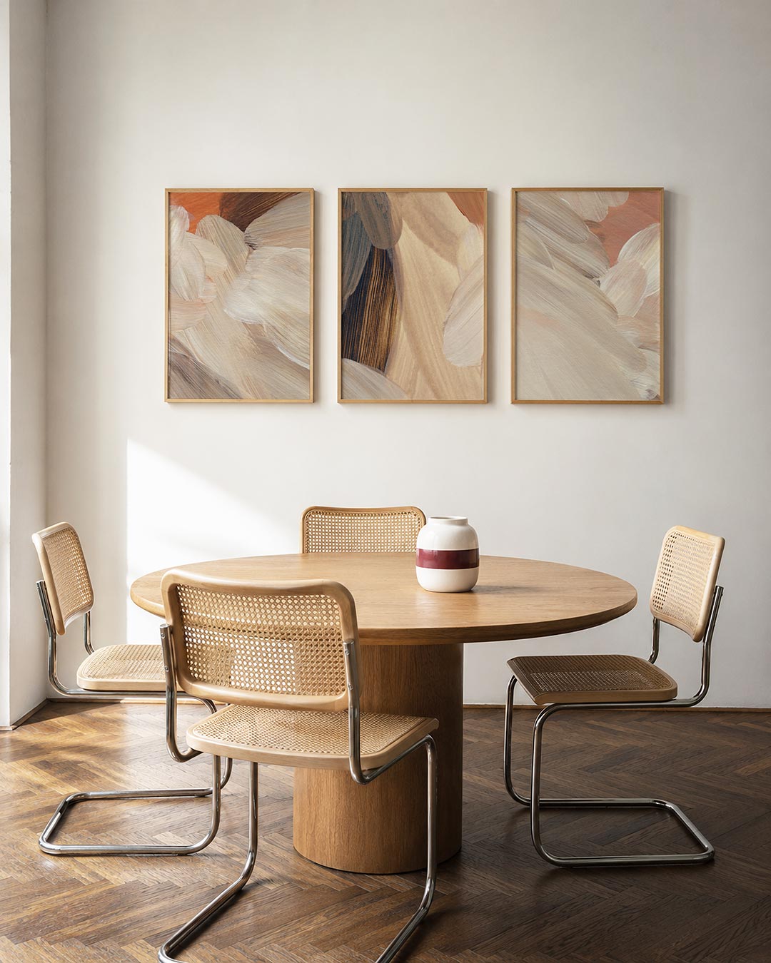 Zachte kleurvlakken Posterset