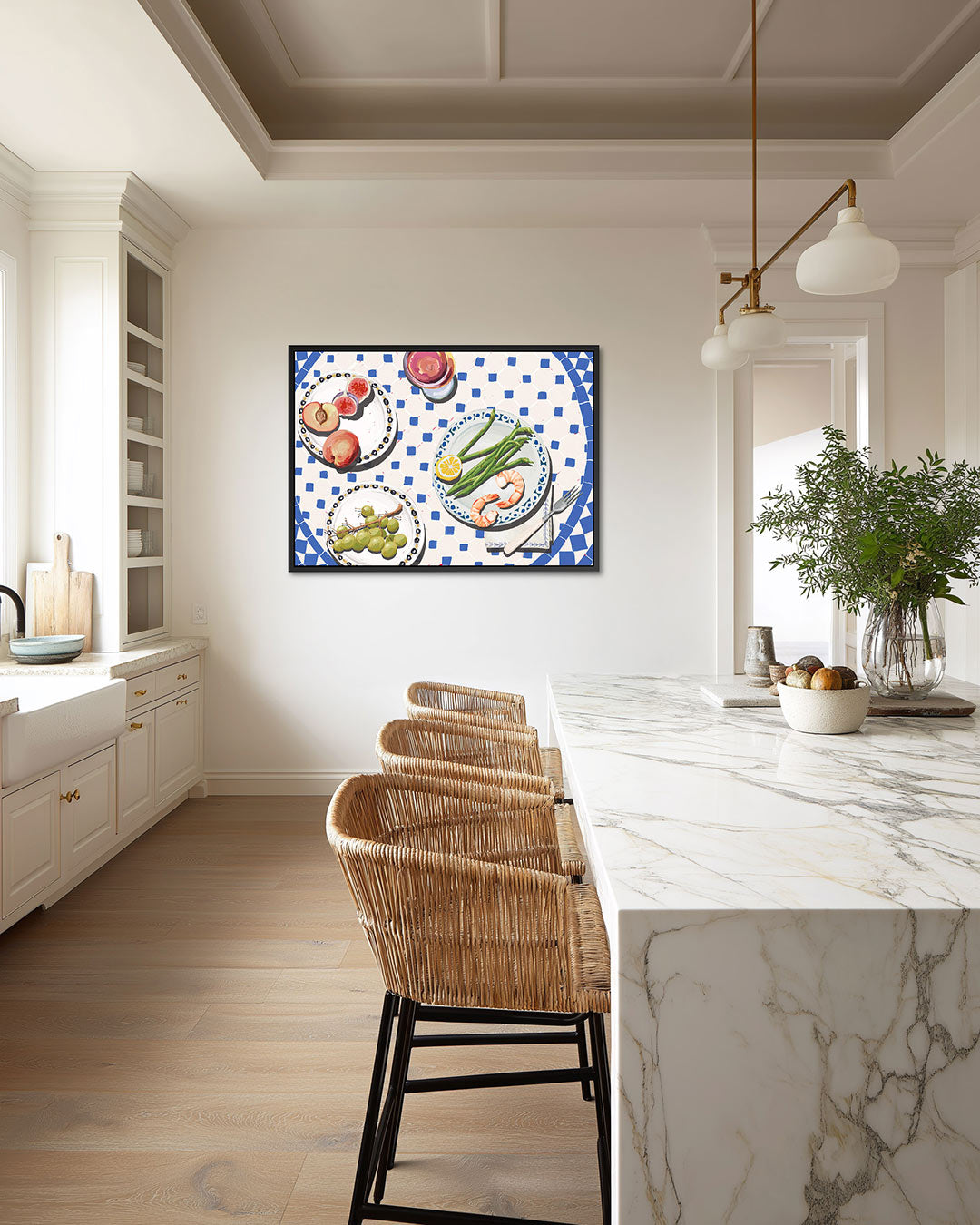 Eettafel compositie Kunstwerk