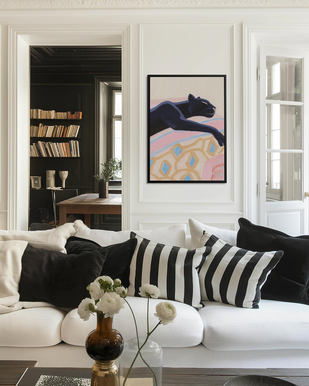 Dromerige panter Kunstwerk