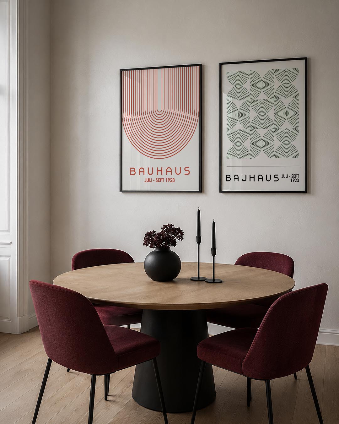 Lijnen en kleurvlakken Posterset