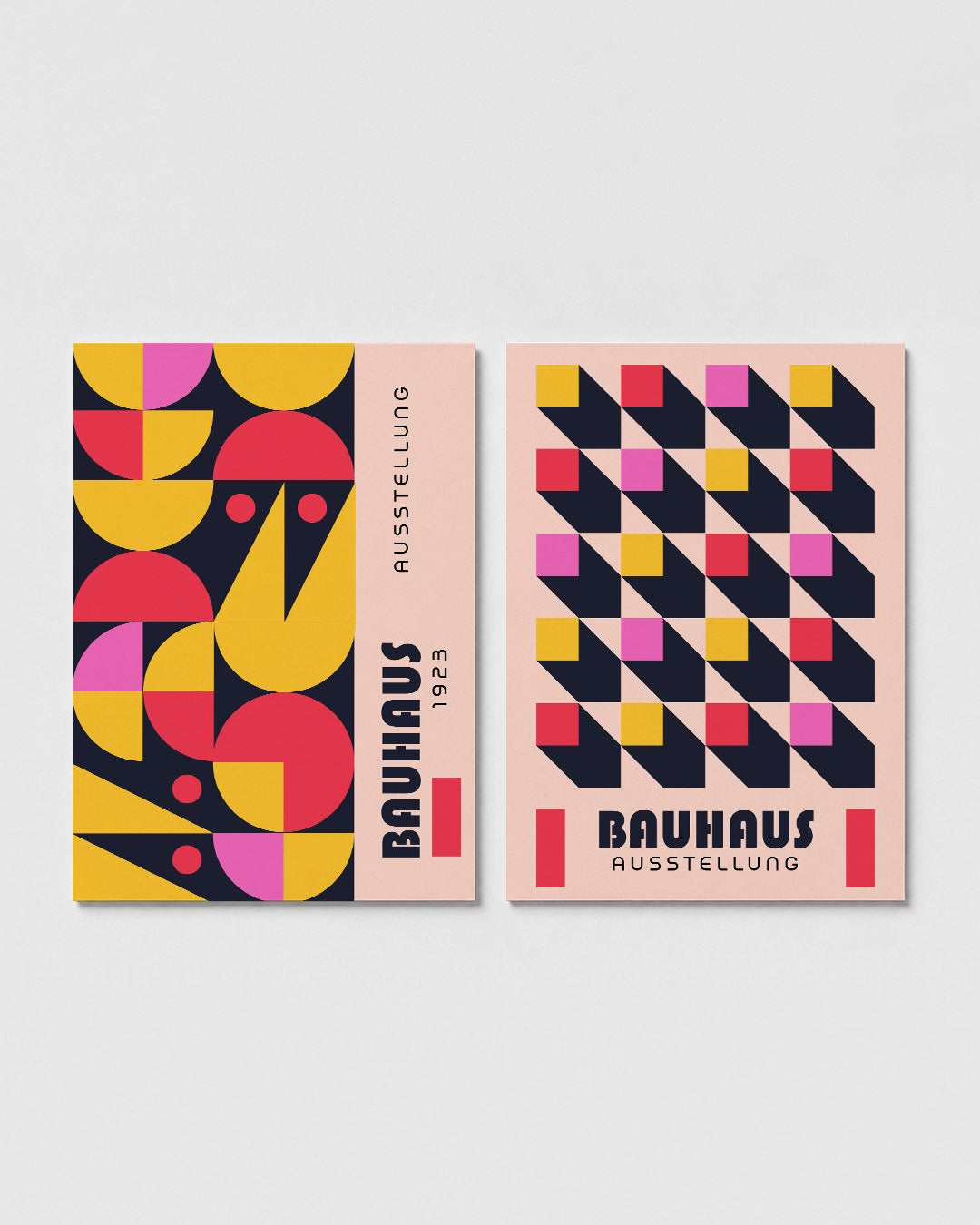 Vormen en kleurvlakken Posterset