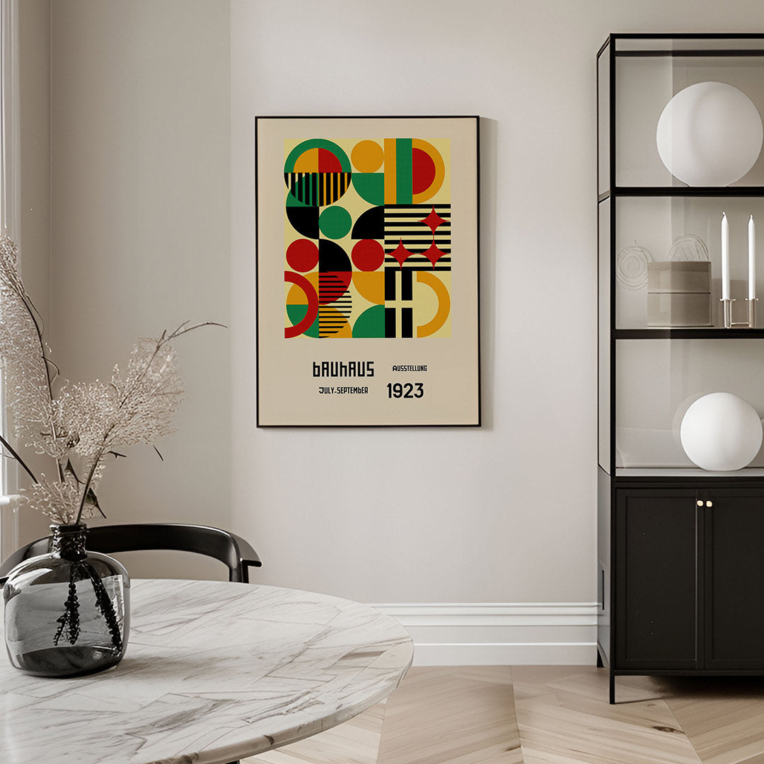 Vormen en kleurvlakken Poster