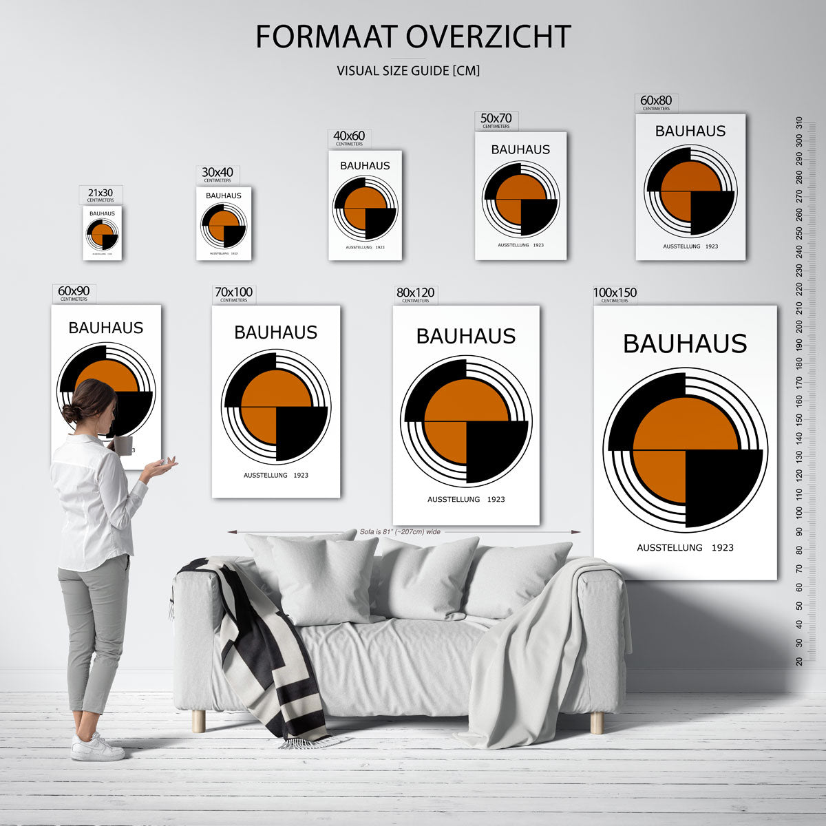 Cirkelstructuur Poster