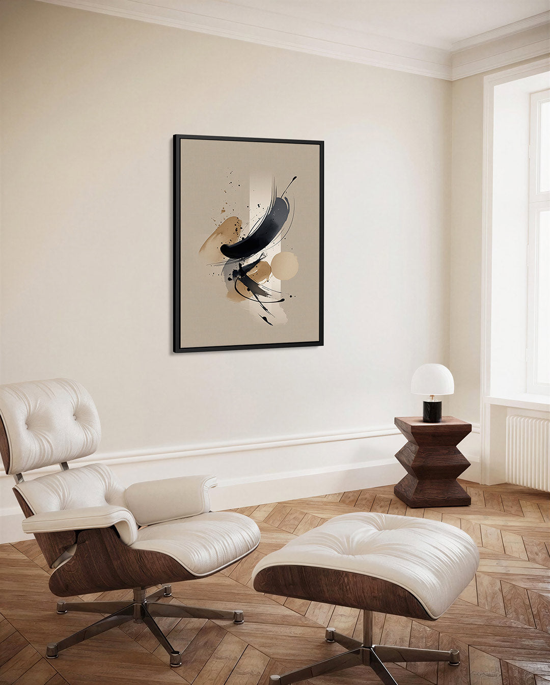Dynamische vormen Kunstwerk
