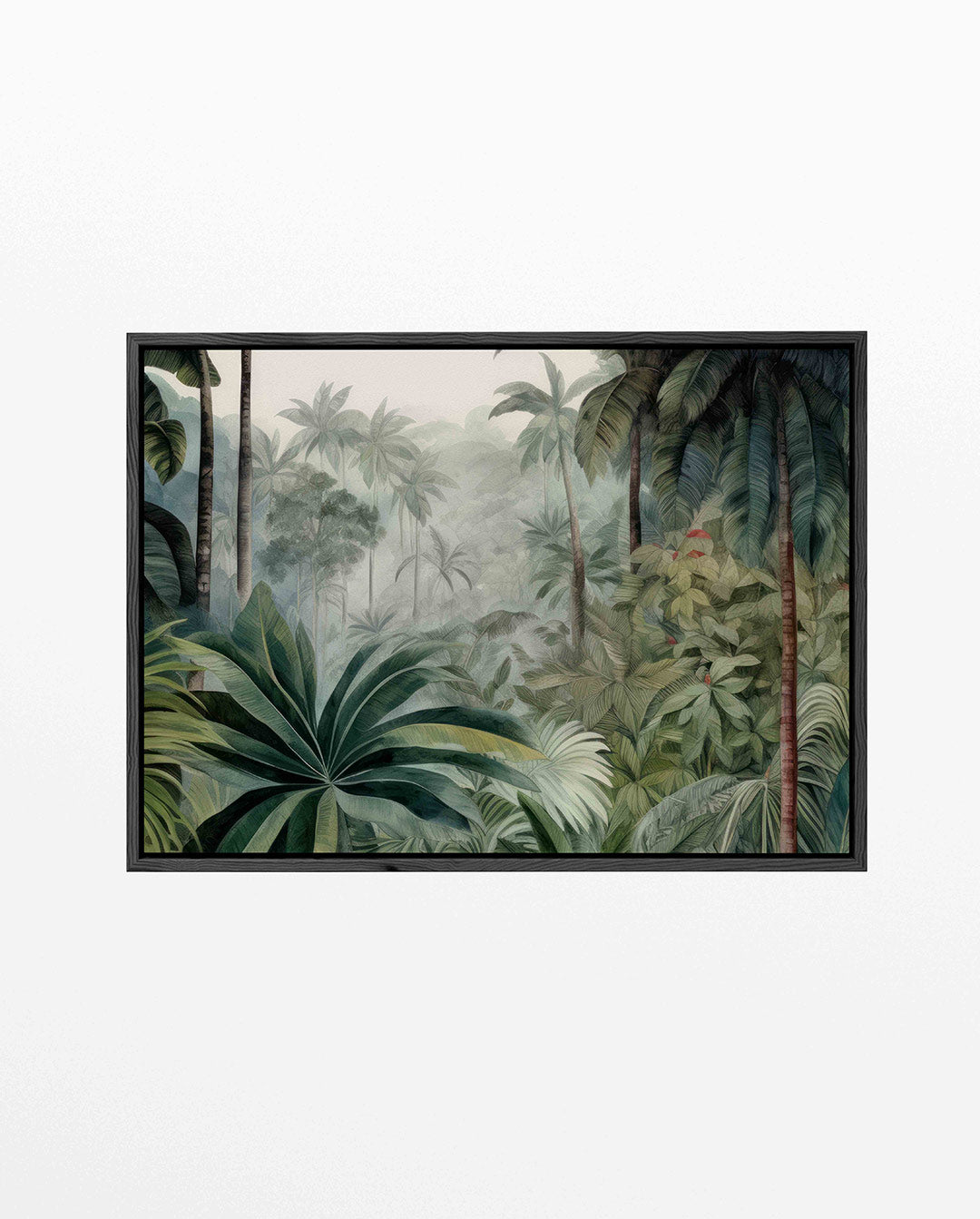 Tropisch bladlandschap Kunstwerk
