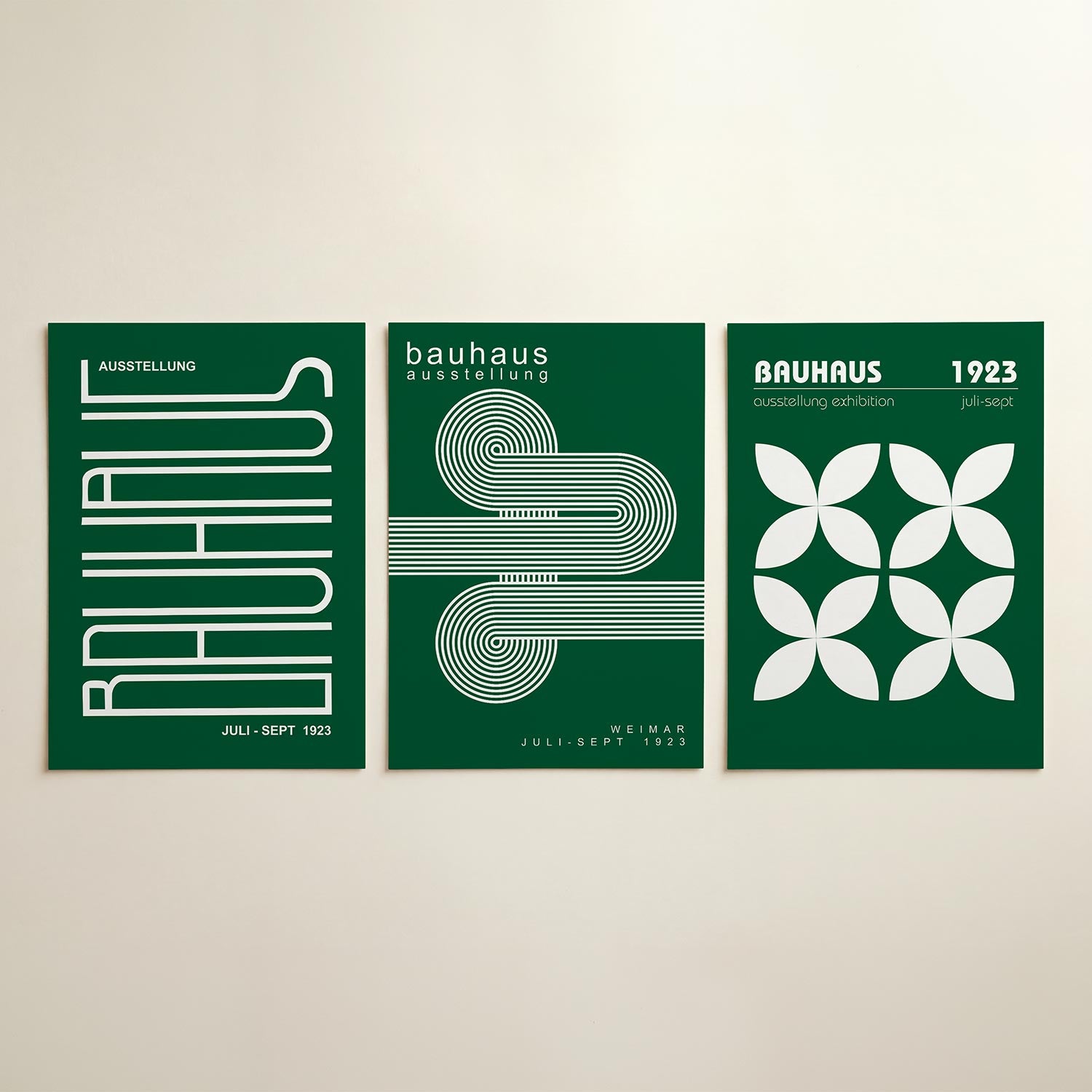 Lijnen en kleurvlakken Posterset