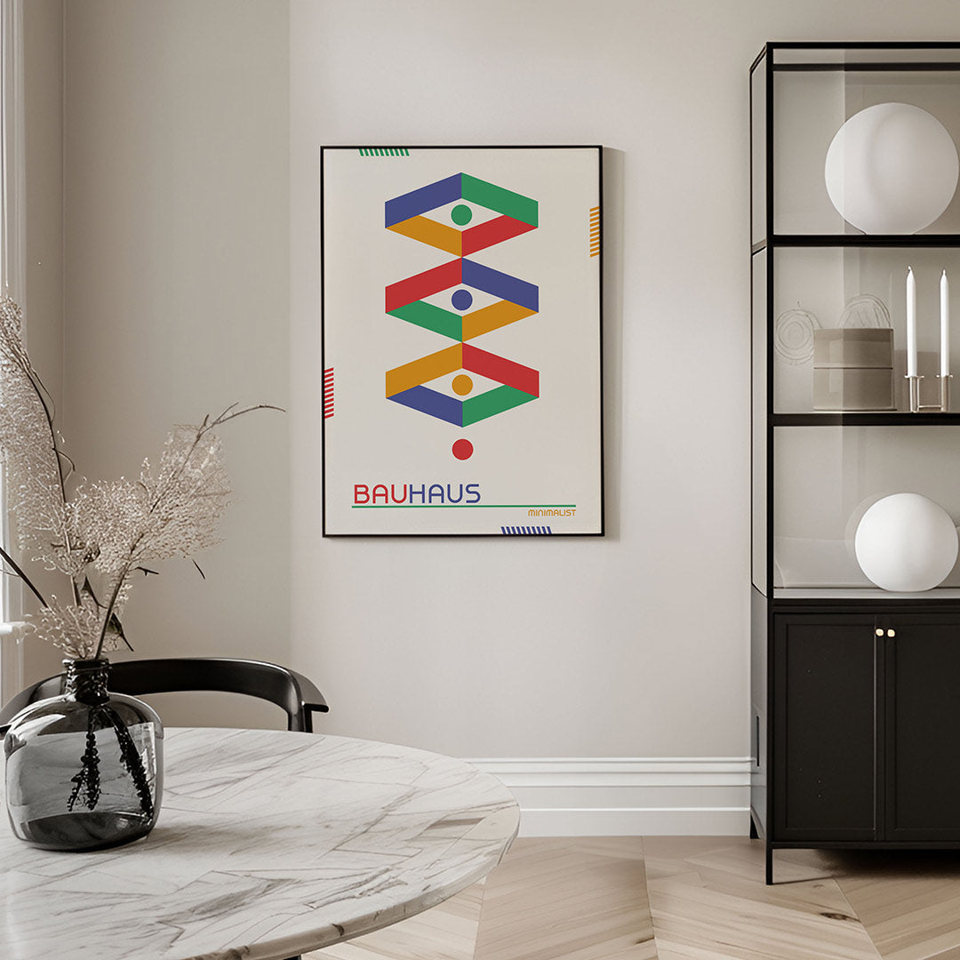 Vormen en kleurvlakken Poster