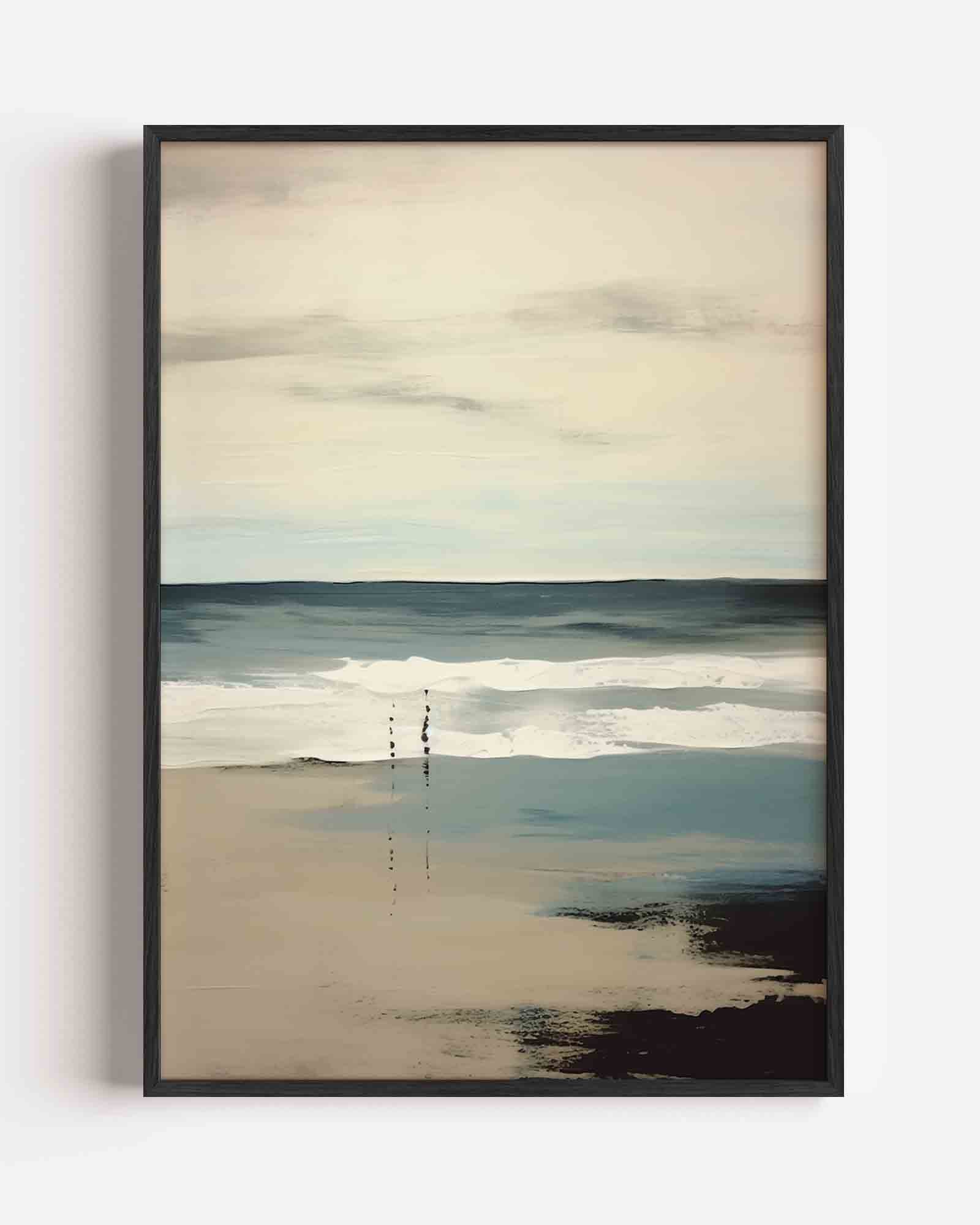 Strand en zee Poster