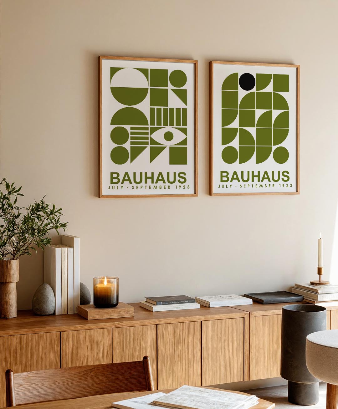 Vormen en vlakken Posterset