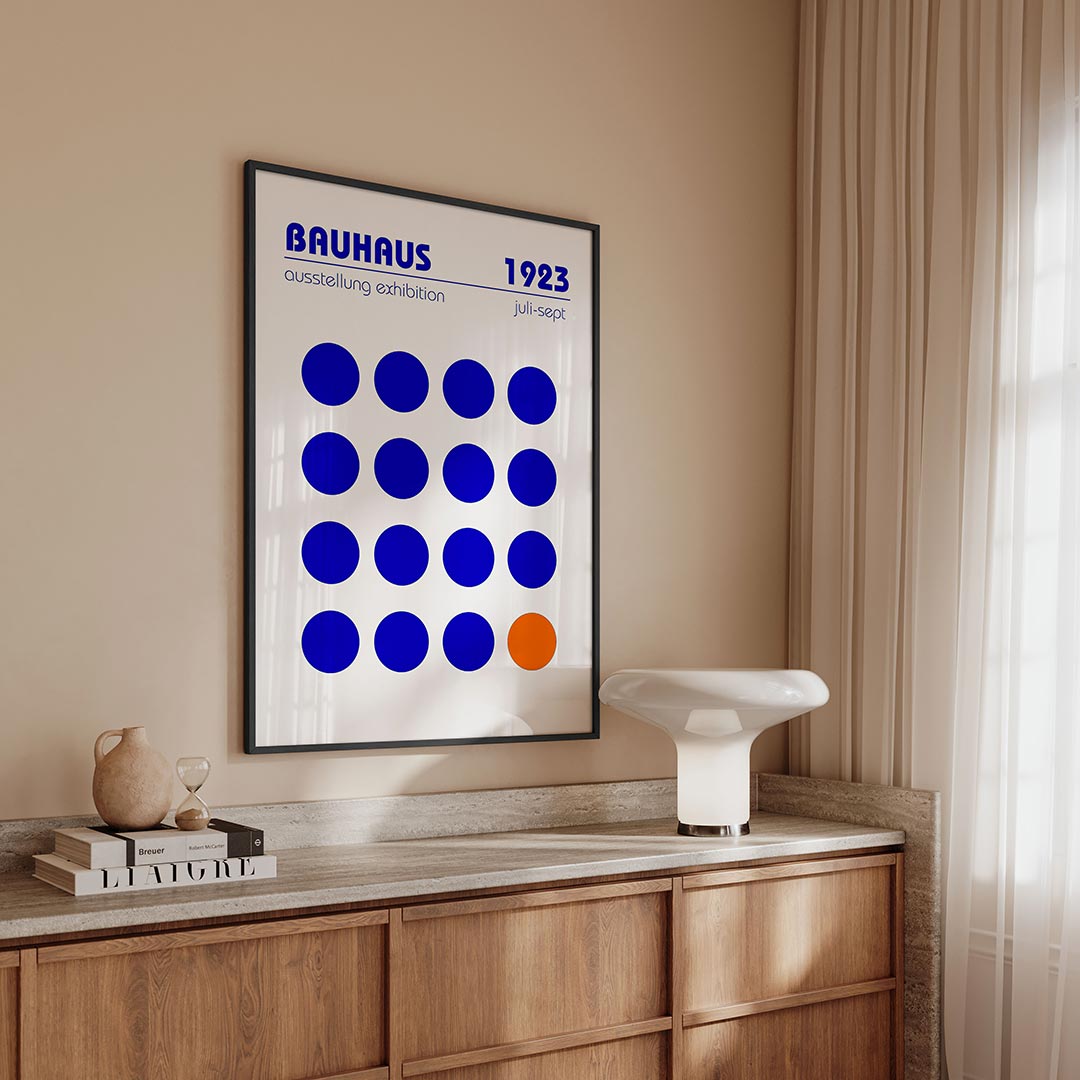Cirkelritme en kleur Poster