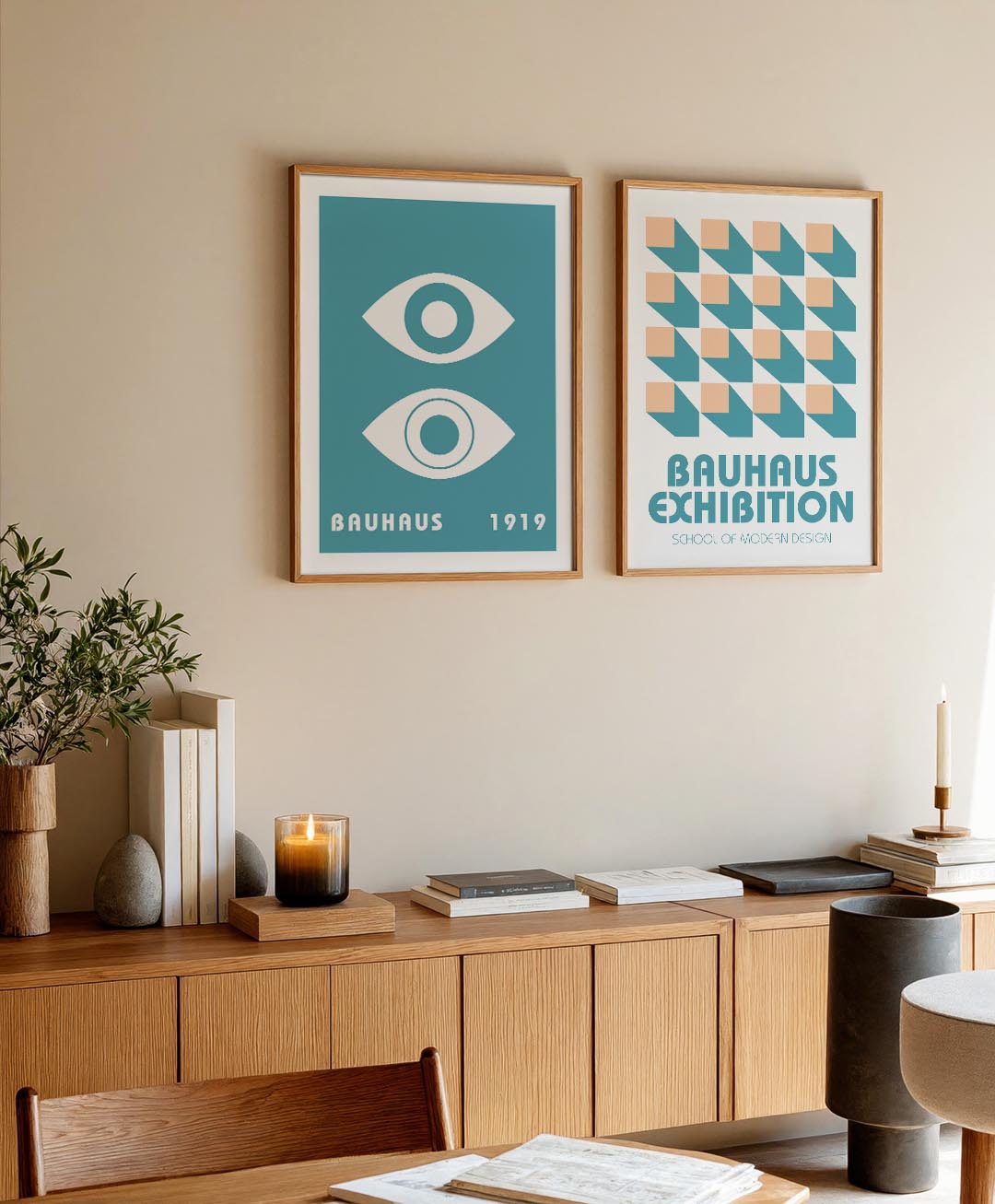 Oogvormen en cirkel Posterset