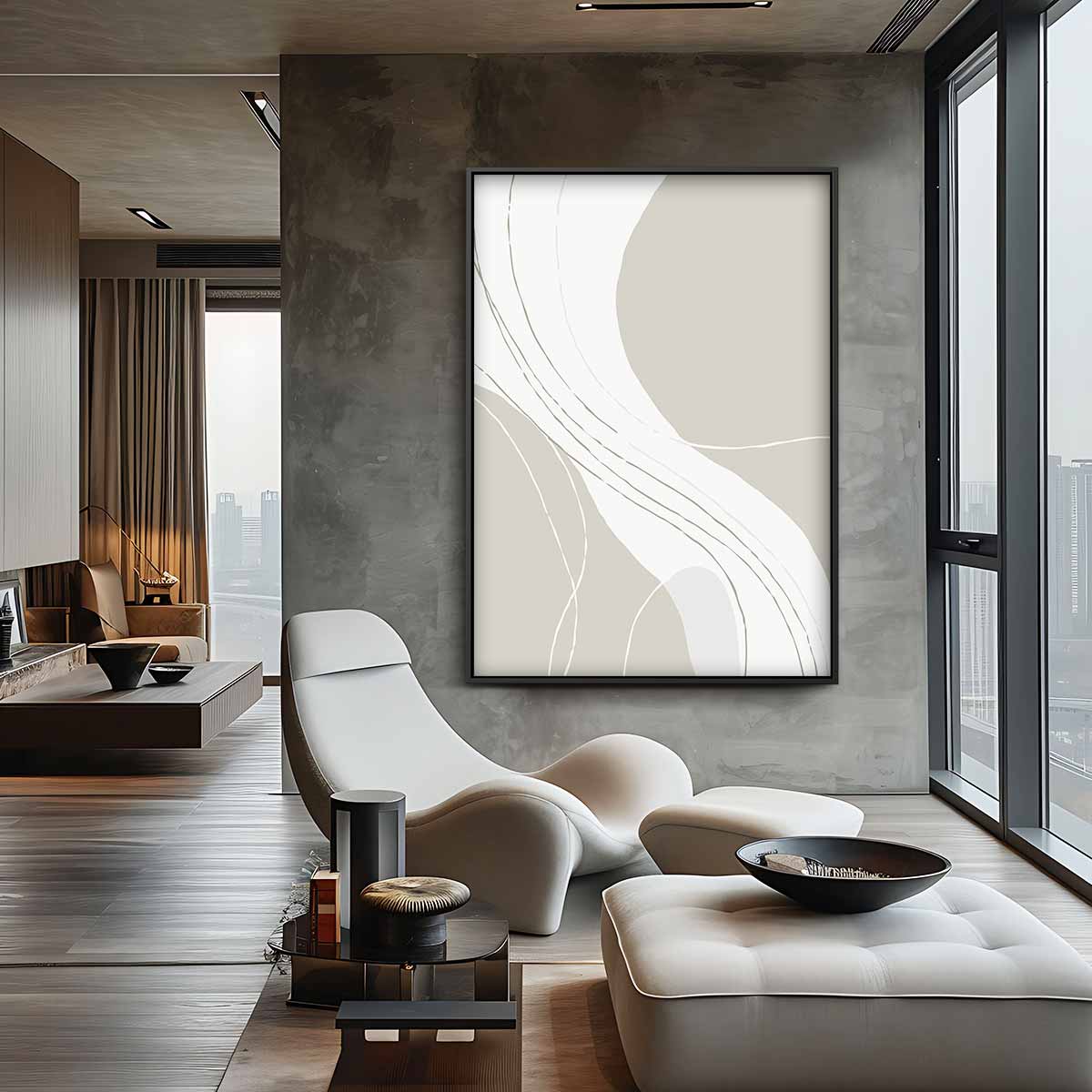 Vleugen van Elegantie Kunstwerk-canvas-dibond-plexiglas-wanddecoratie-WallArtistic