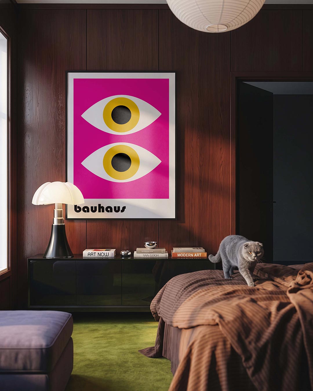 Oogvormen en kleur Poster