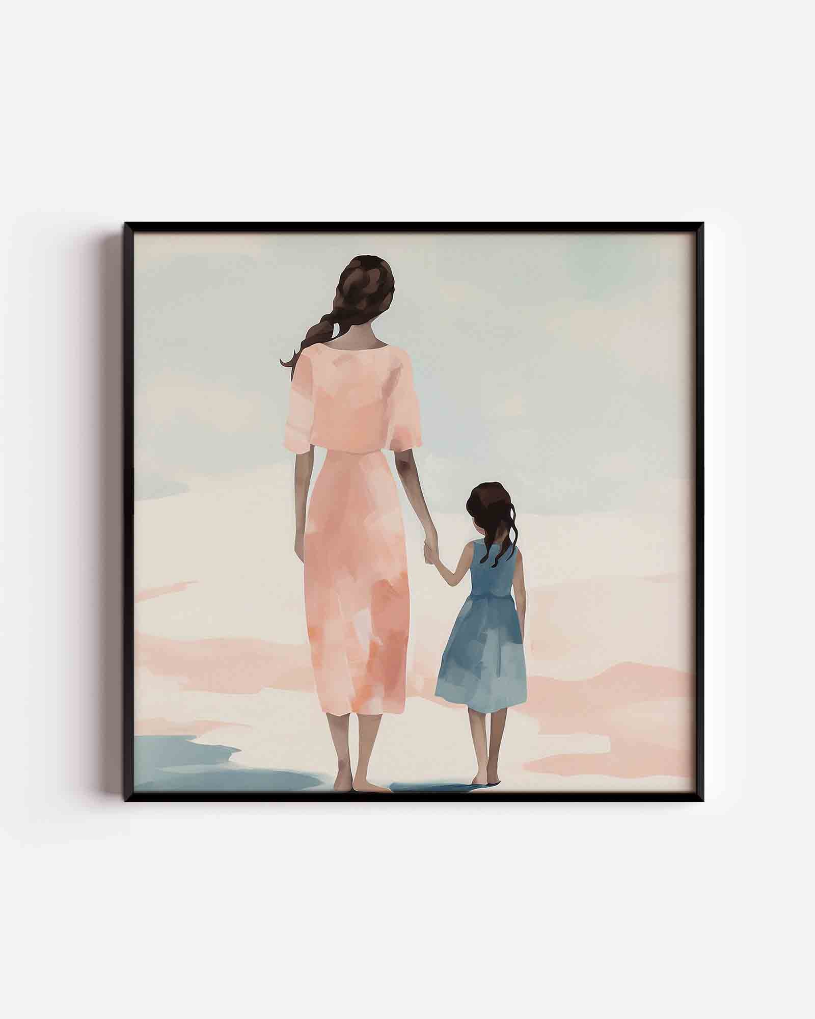 Moeder en kind Poster