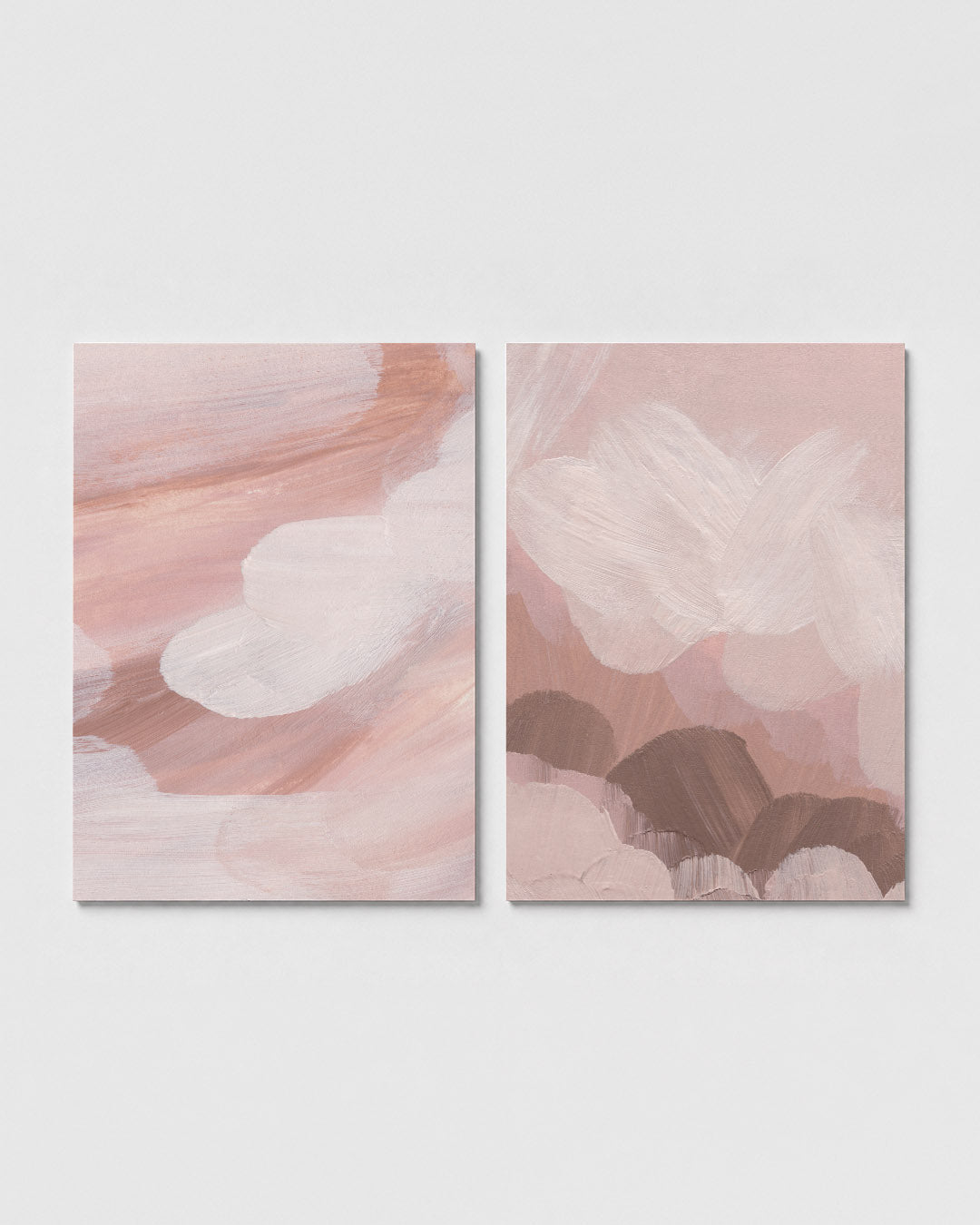 Zachte kleurenstroom Posterset