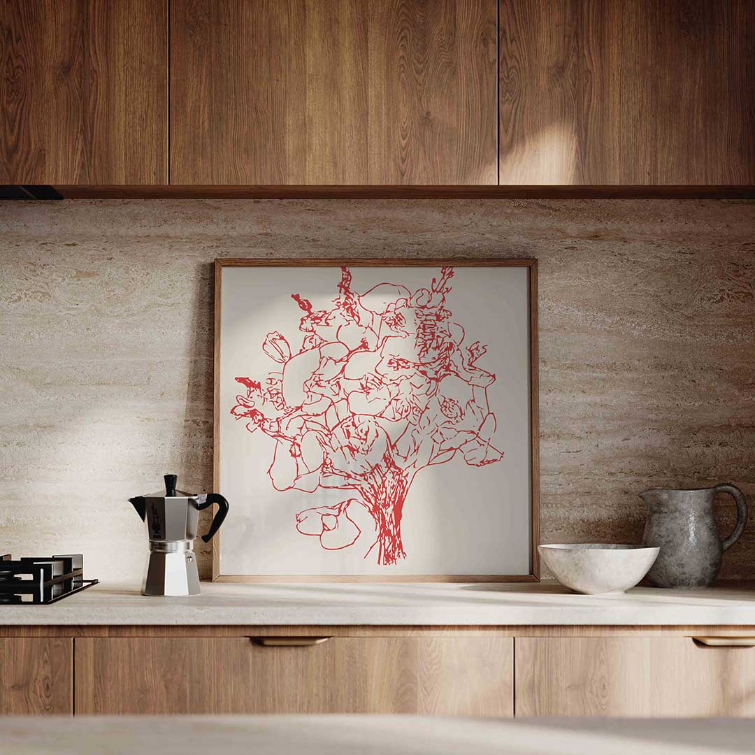 Bloemmotief Poster