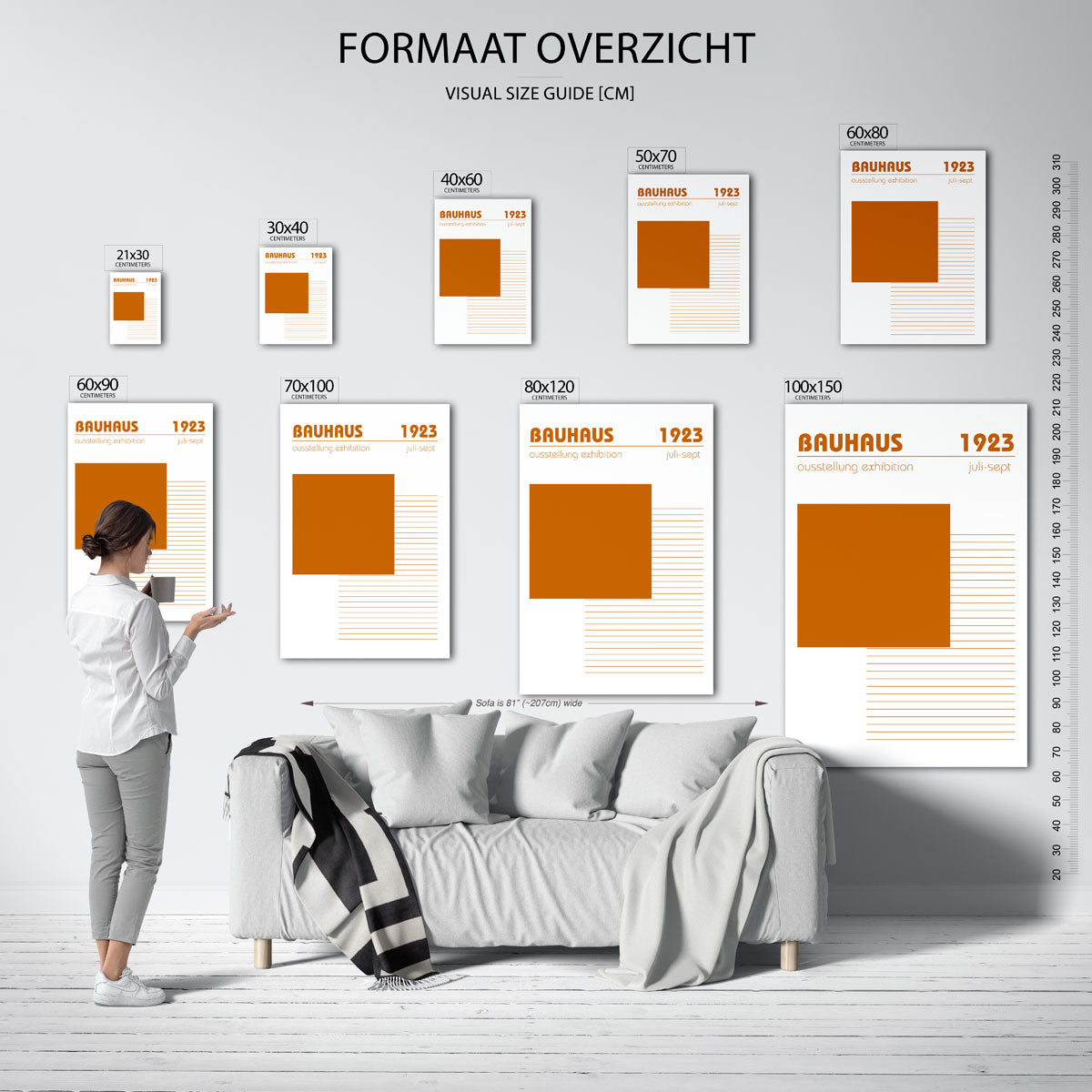 Vorm en lijnen Poster