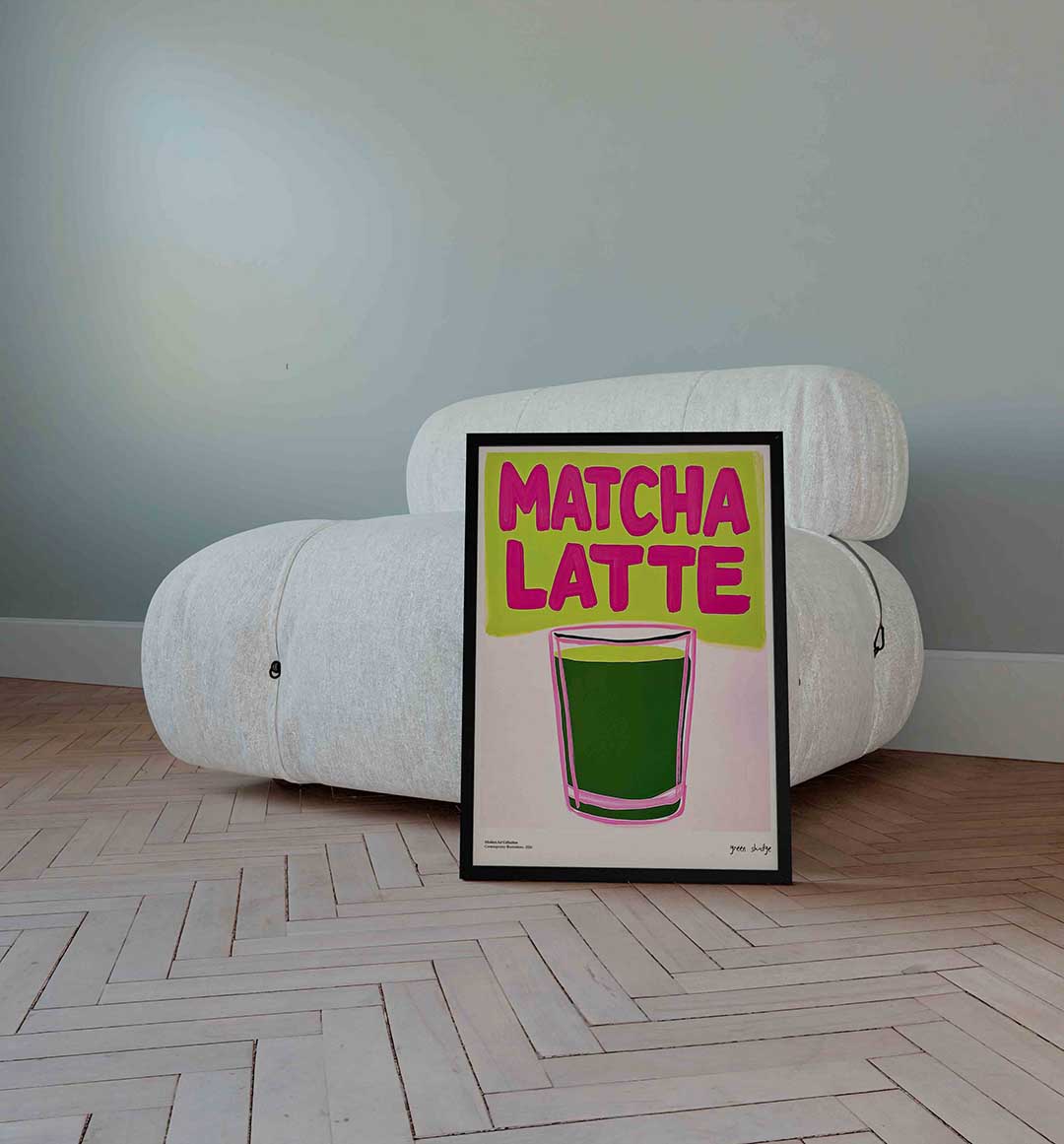 Matcha latte Poster