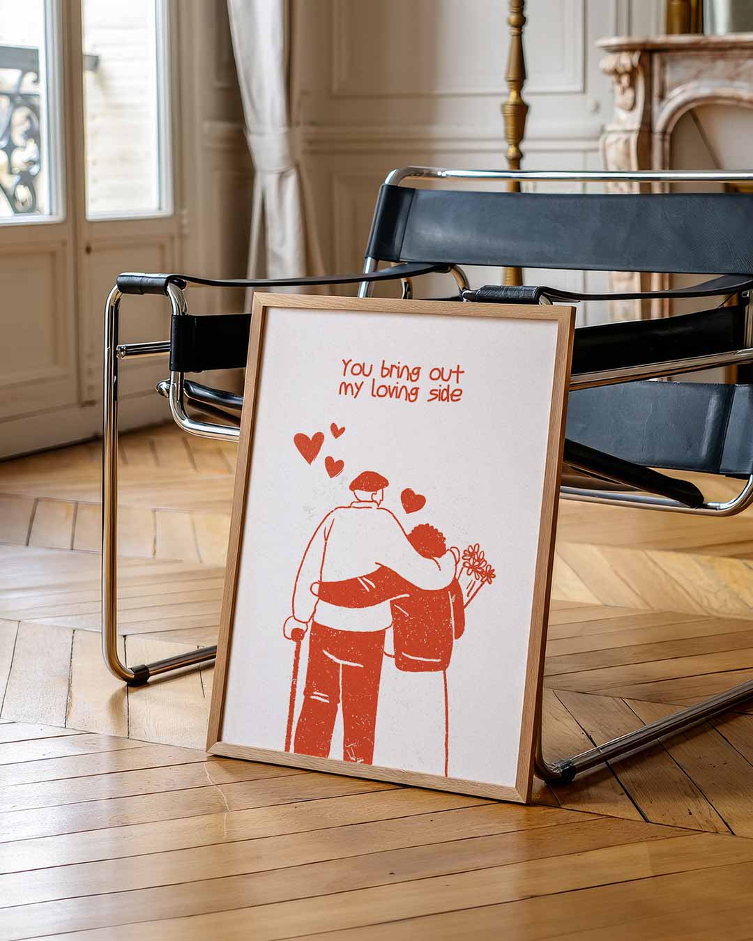 Liefdevolle Momenten Poster-WallArtistic