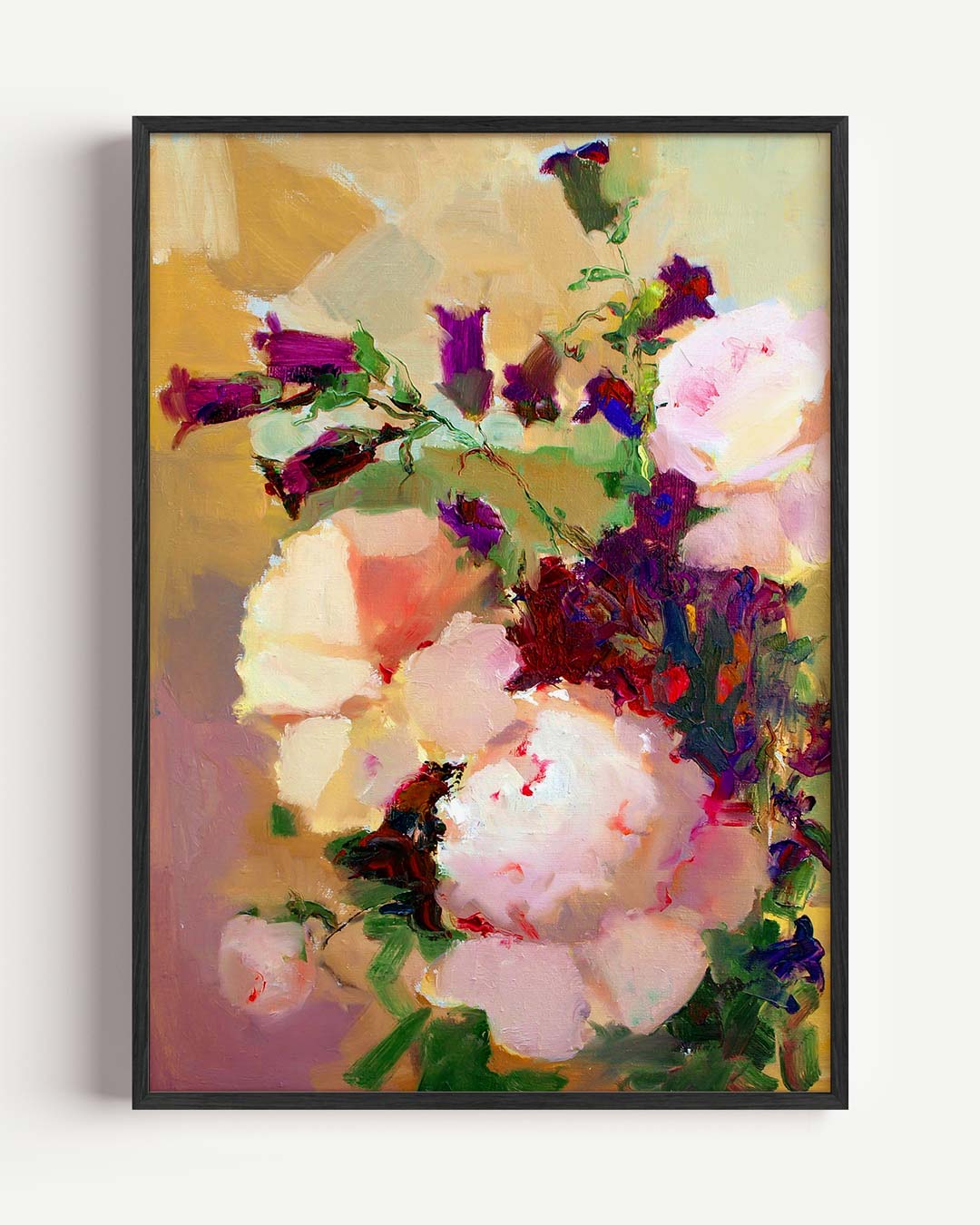 Vrolijke Bloemenweelde Poster-WallArtistic