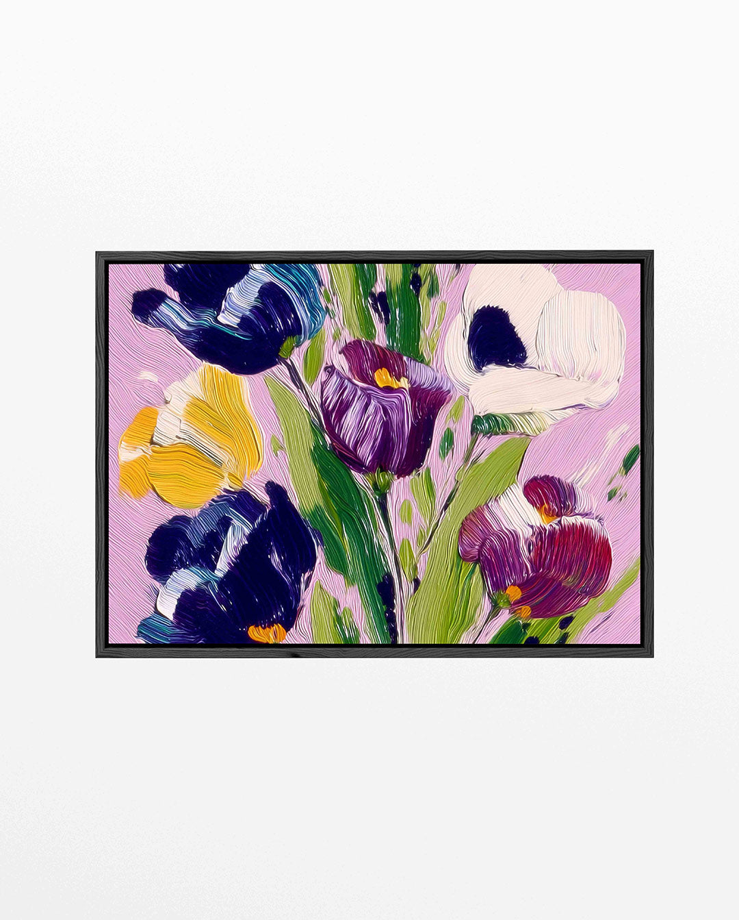 Kleurrijke bloemen Kunstwerk