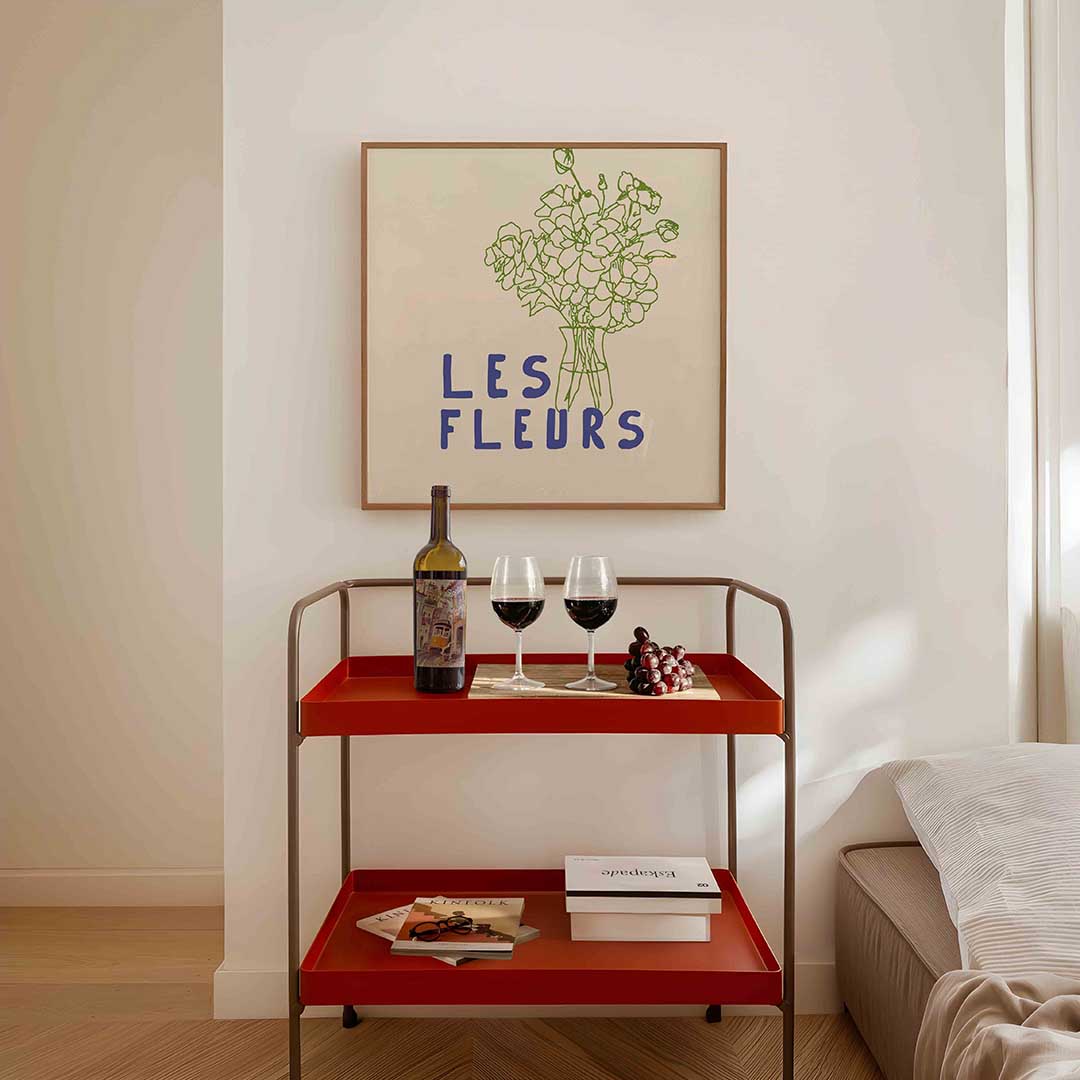 Les fleurs Poster
