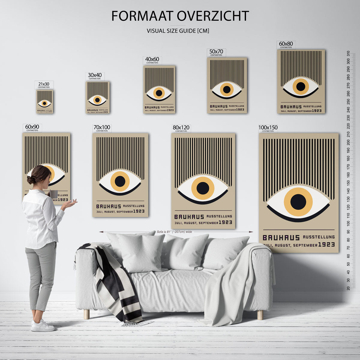 Vorm en lijnen Poster