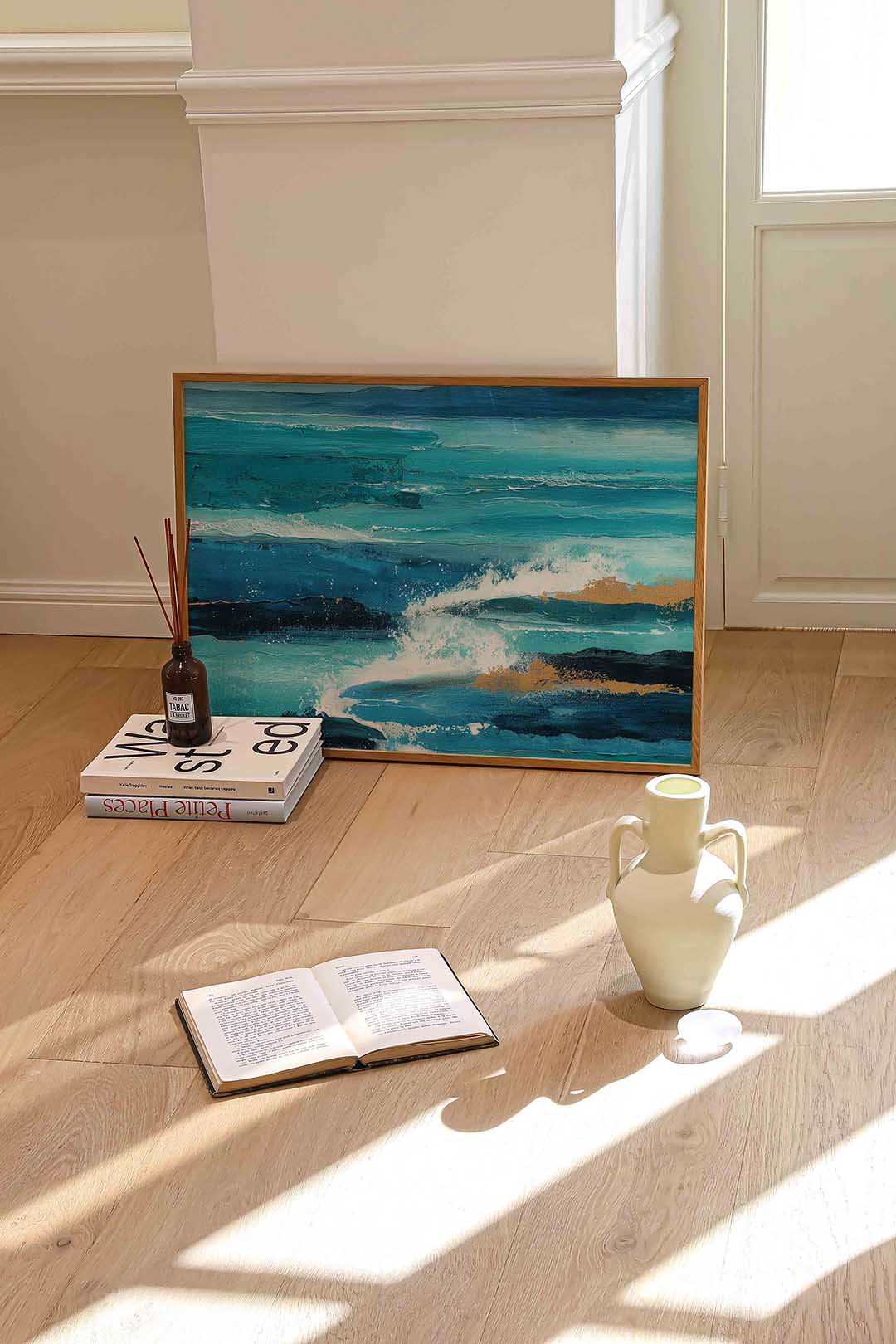 Golven en schuim Poster