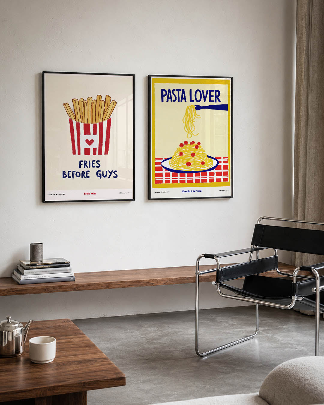 Friet en liefde Posterset