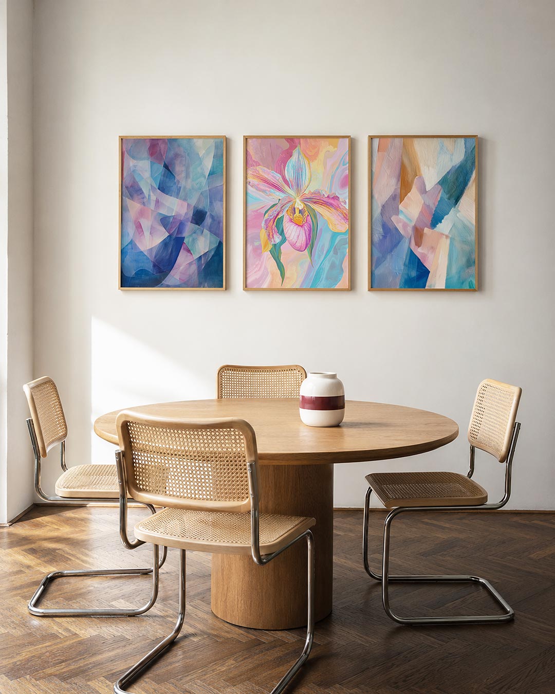 Kleurvlakken harmonie Posterset