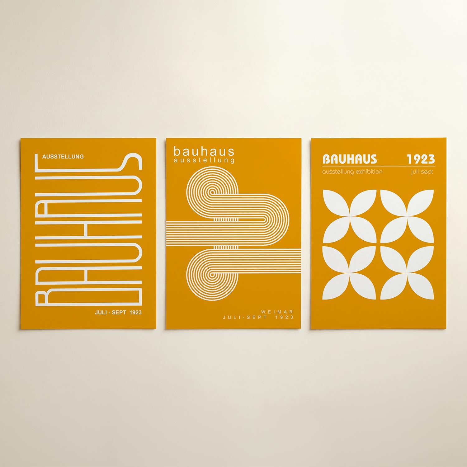 Lijnen en kleurvlakken Posterset