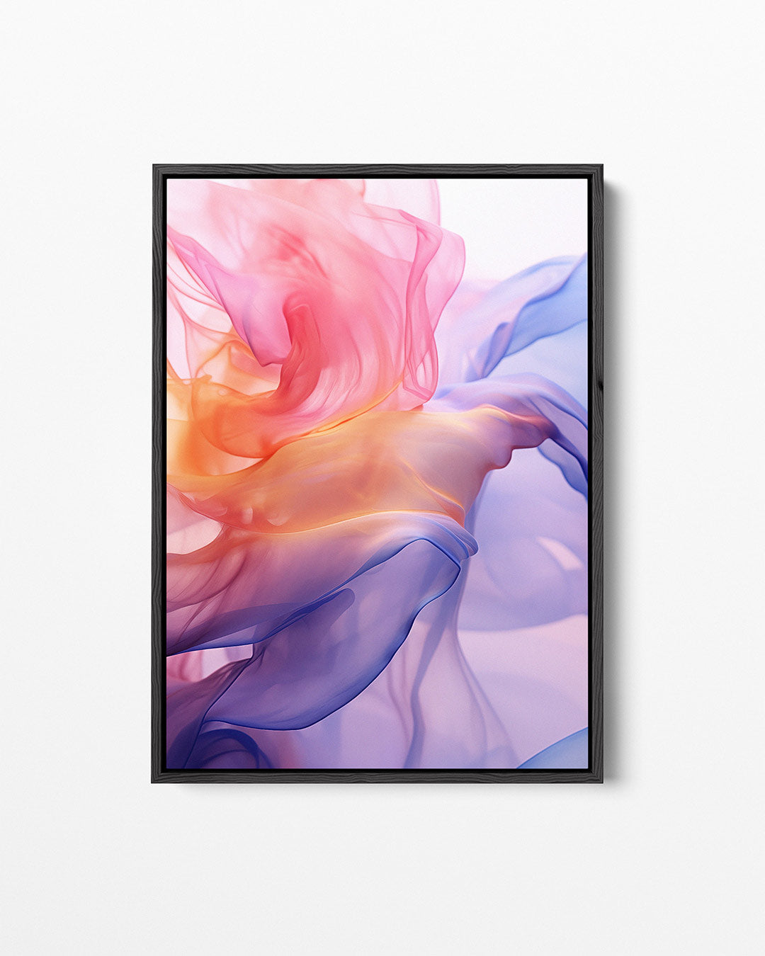 Vloeiende kleurencompositie Kunstwerk