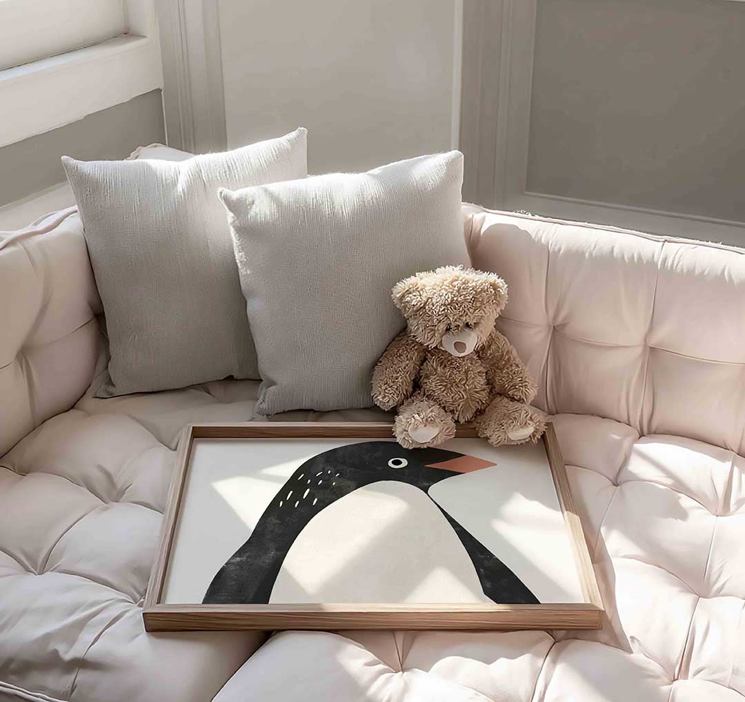 Pinguïn profiel Poster