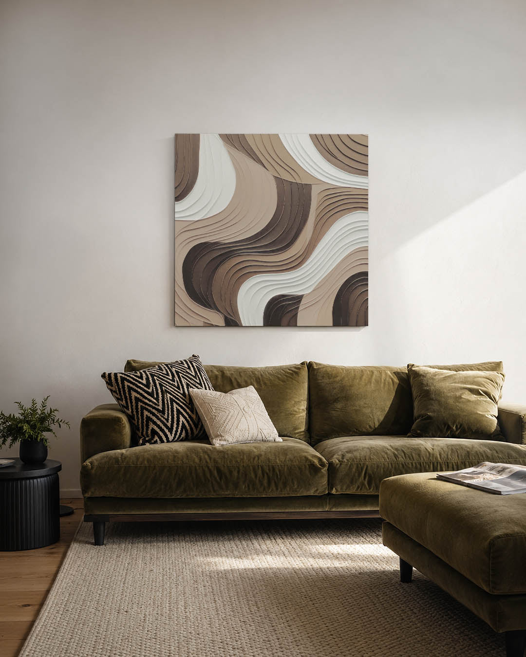 Golvende lijnen Kunstwerk