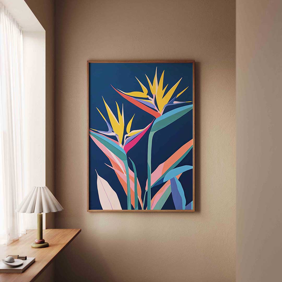 Paradijsvogelbloem Poster