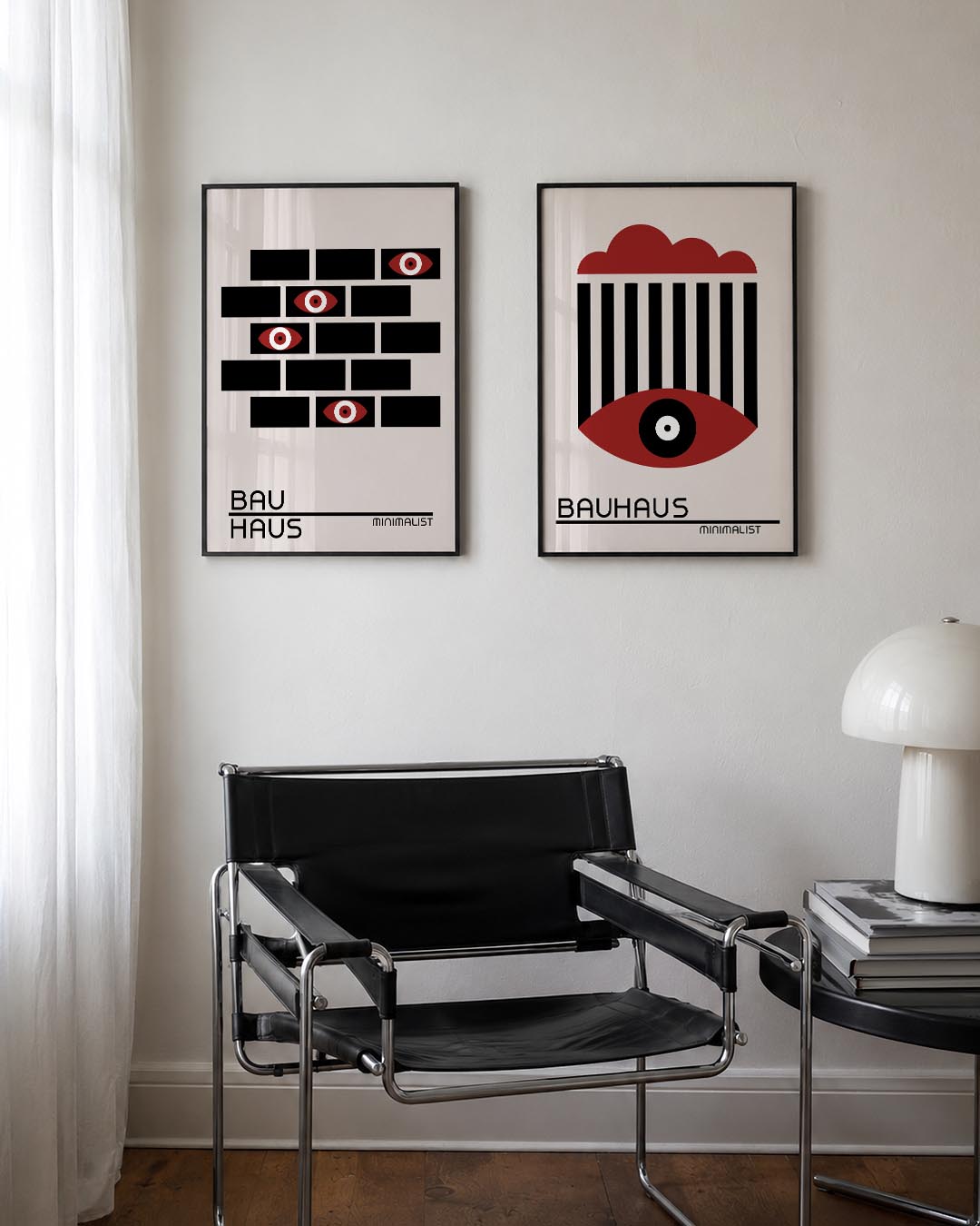 Ogen en blokken Posterset