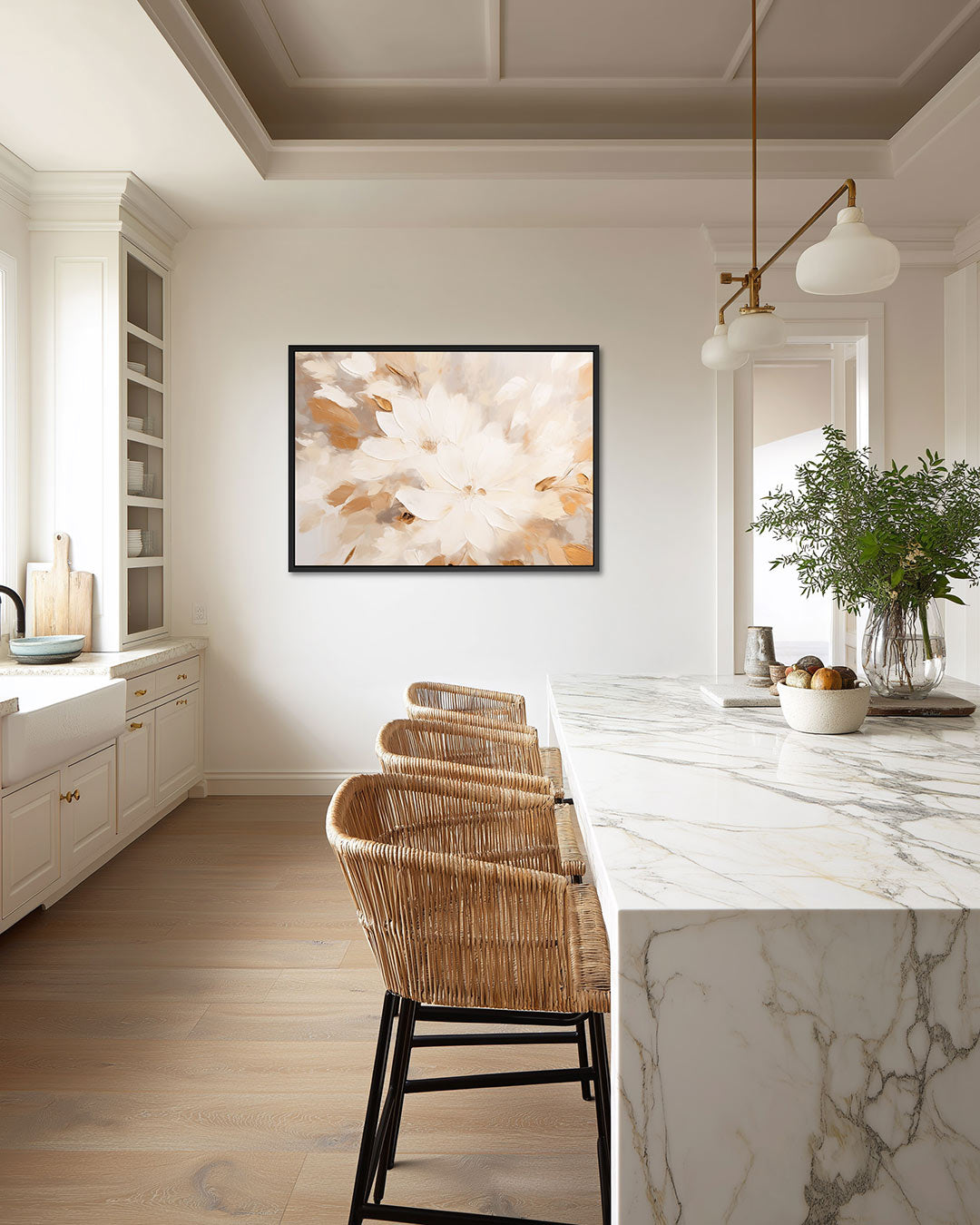 Bloemrijke compositie Kunstwerk