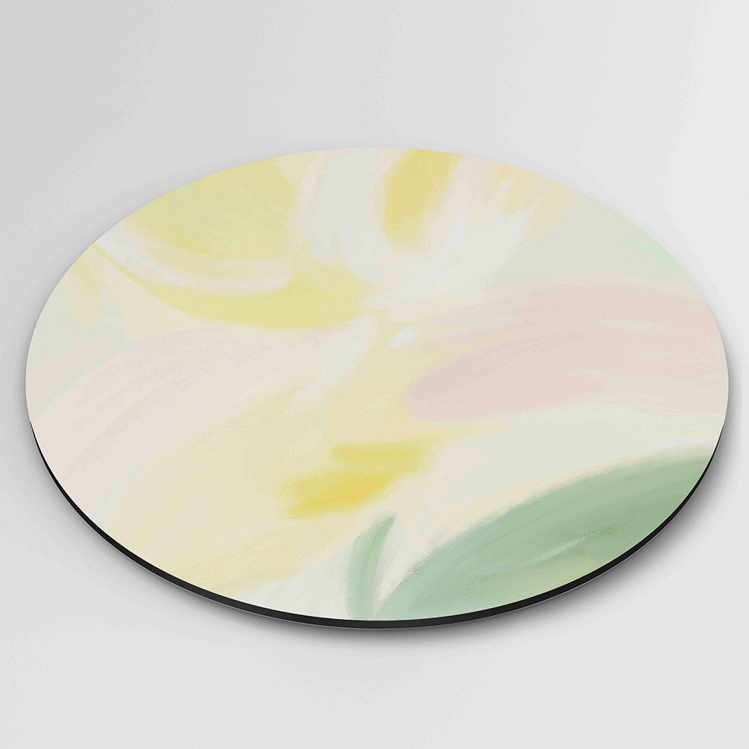 Zachte pastelkleuren Muurcirkel