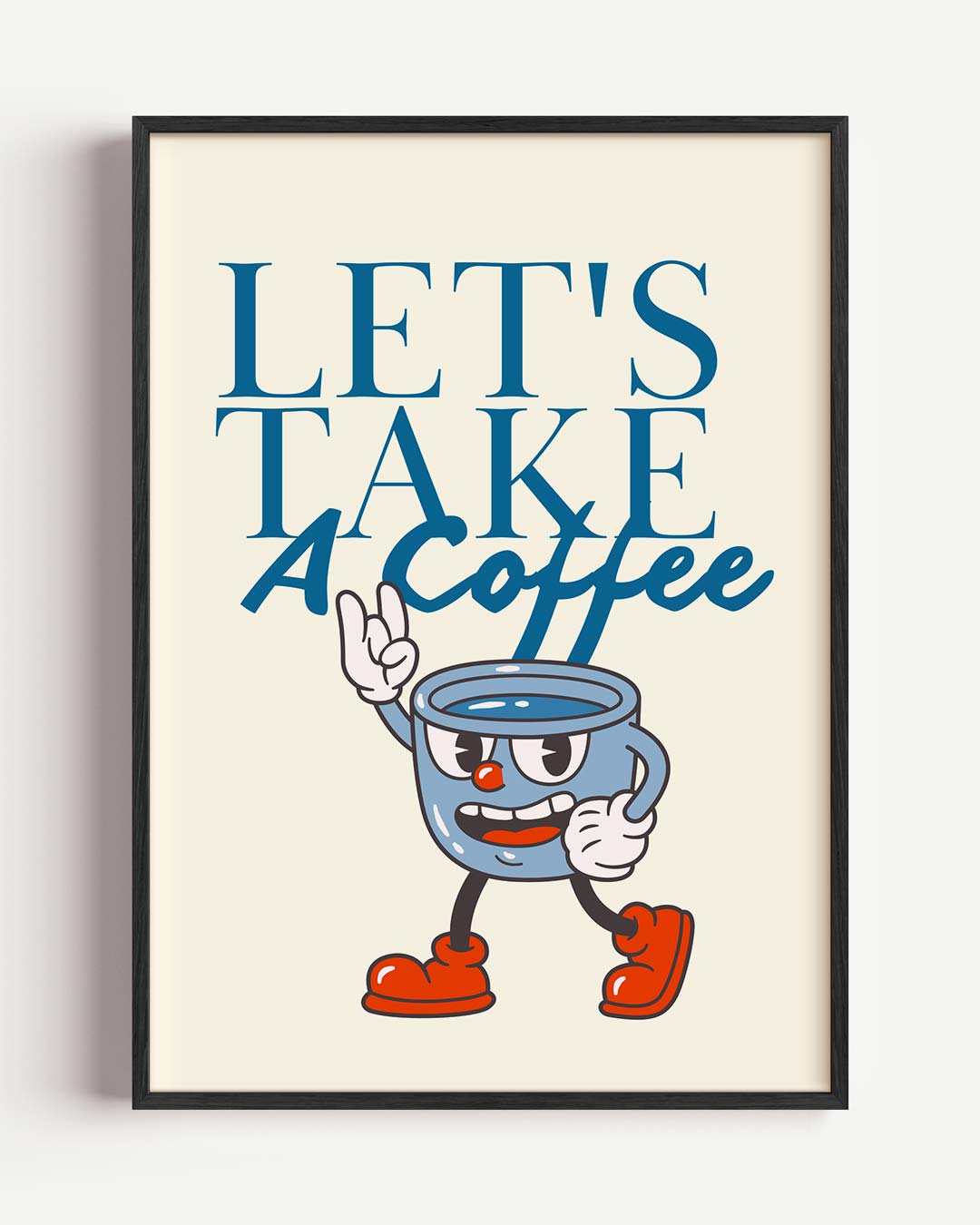 Let's Take a Coffee Poster-WallArtistic