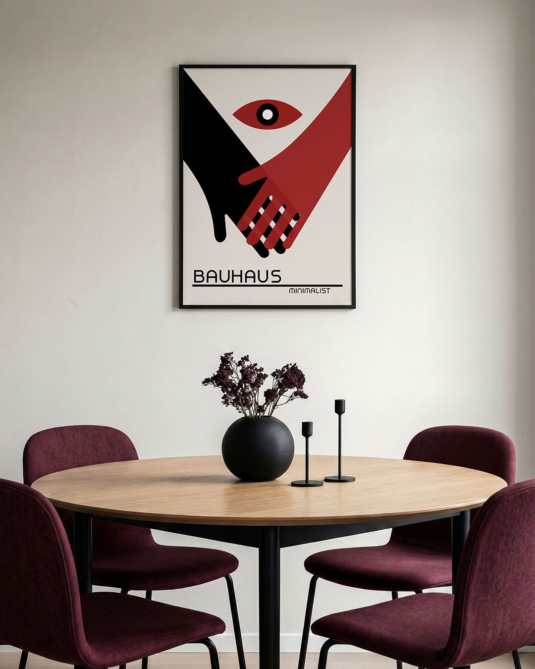 Handen en oog Poster
