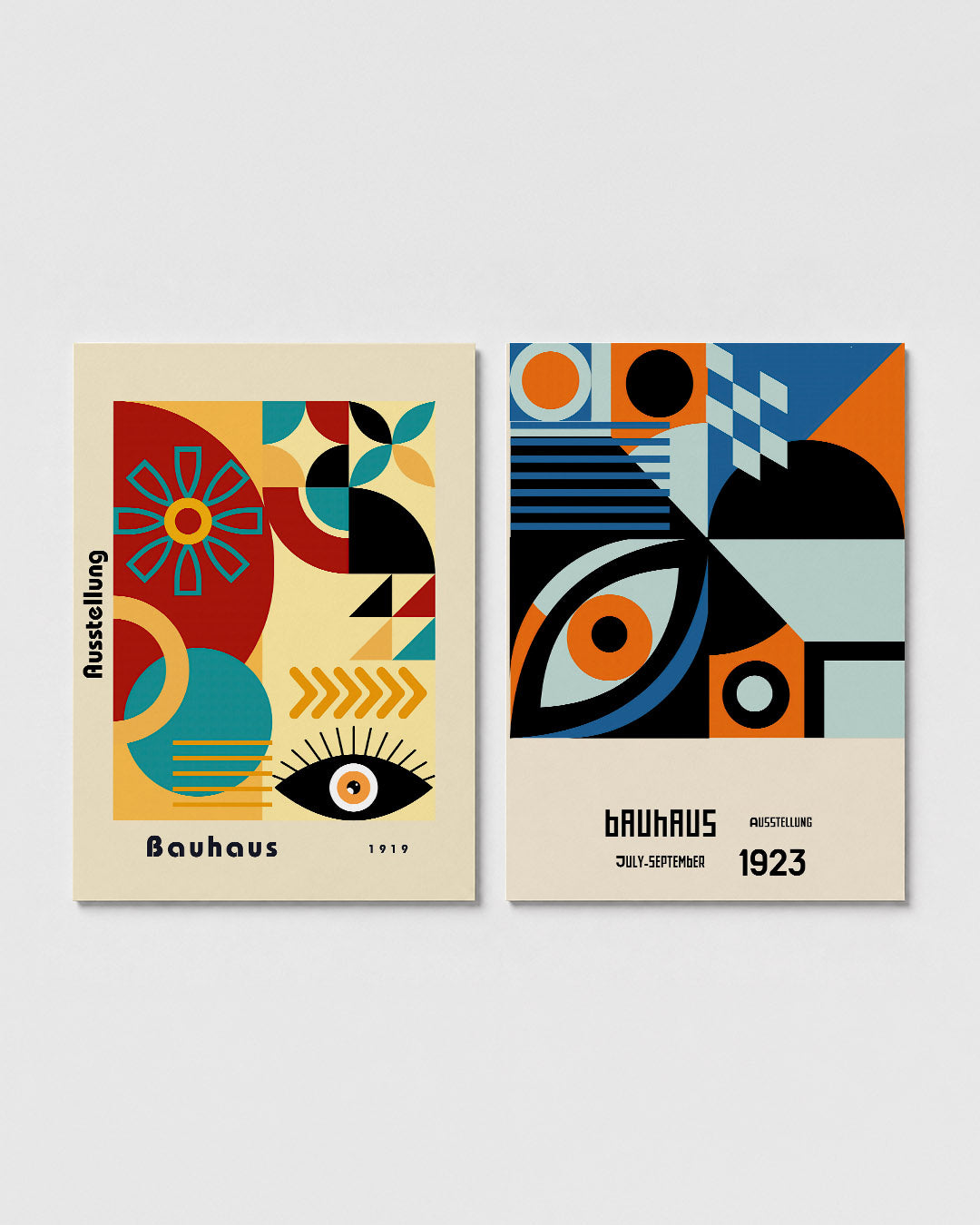 Vormen en kleurvlakken Posterset