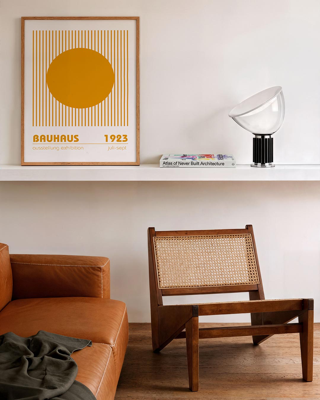 Cirkel en lijnen Poster