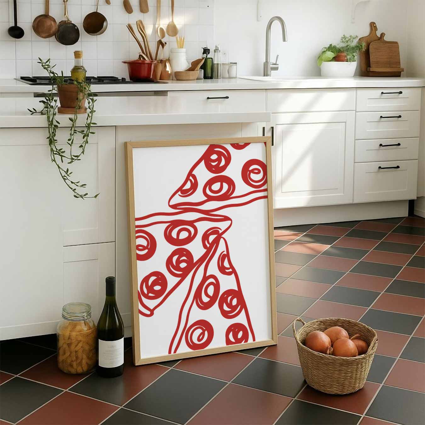 Pizza Liefhebber Poster-WallArtistic