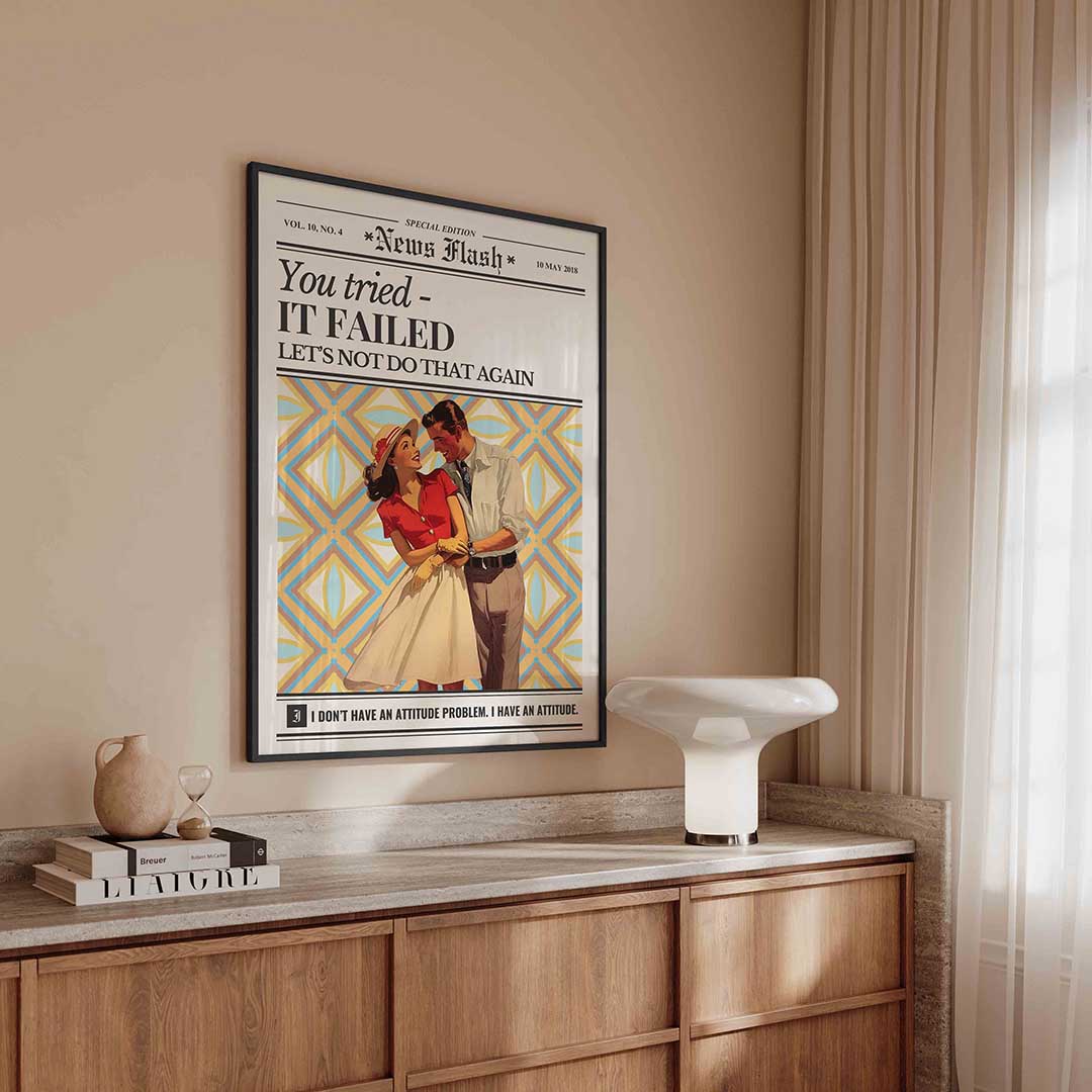 Retro koppel Poster