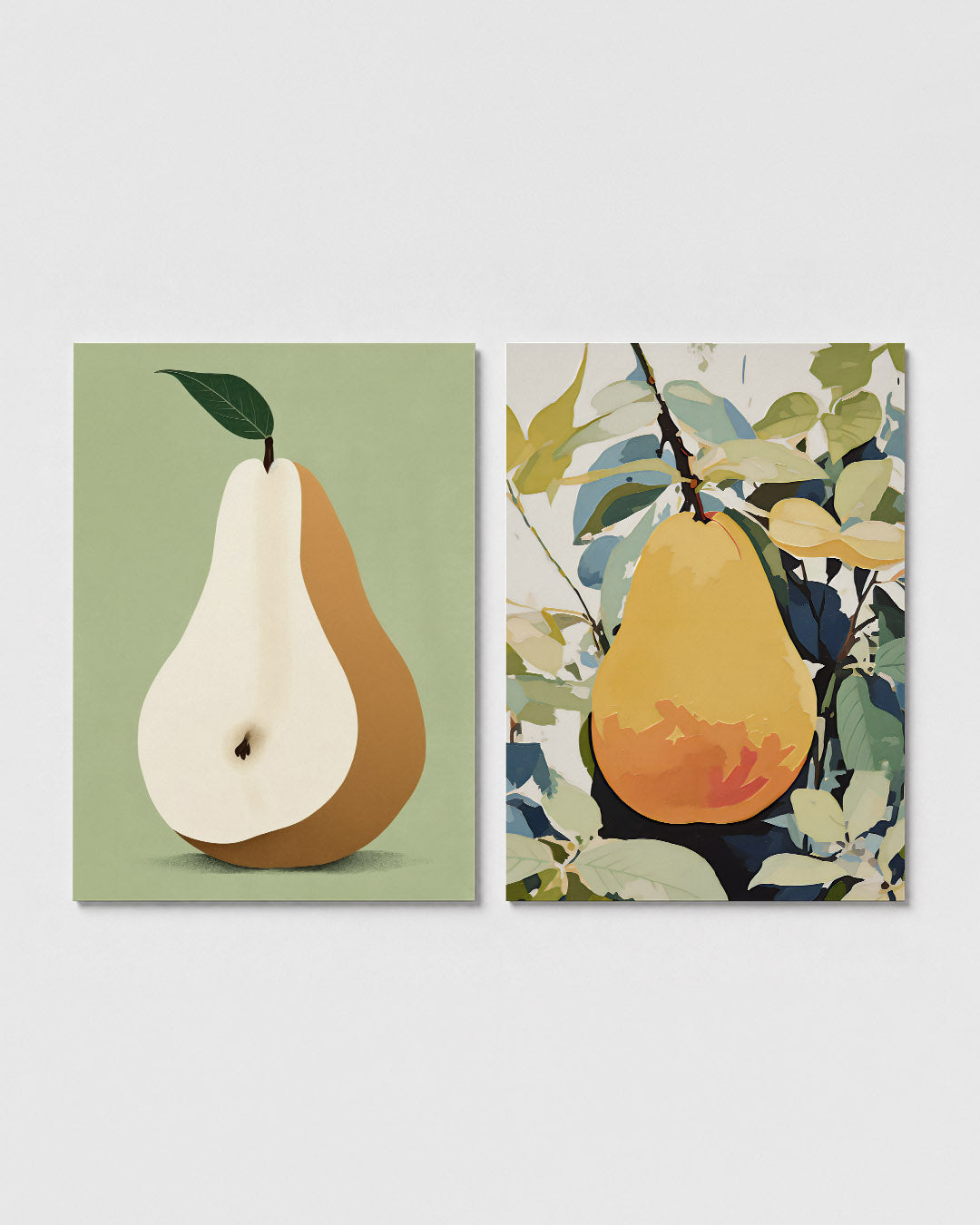 Vruchtvorm en kleur Posterset