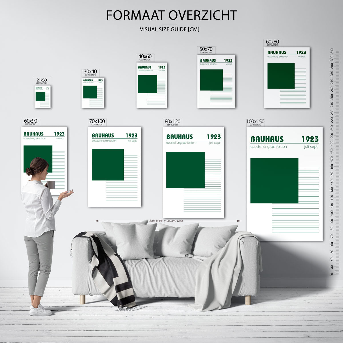 Vormen en lijnen Poster