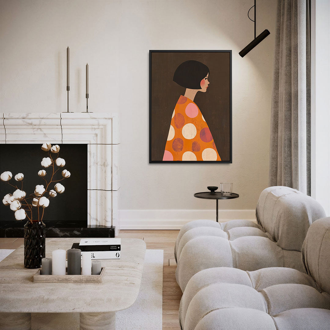 Gestileerde vrouw Kunstwerk
