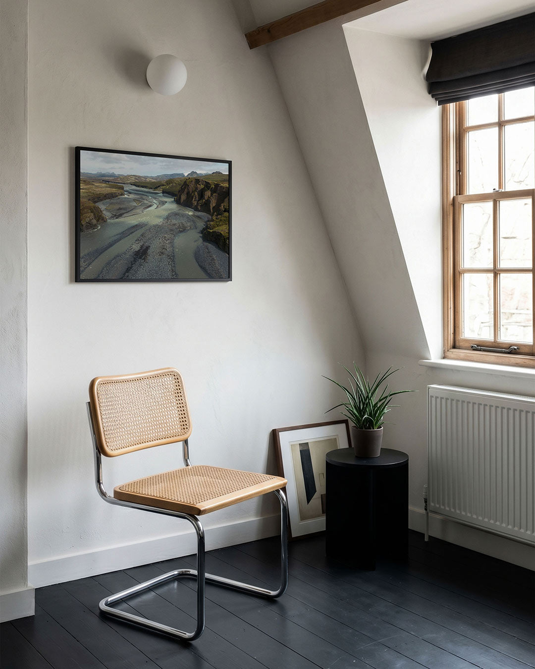 Rivierlandschap panorama Poster