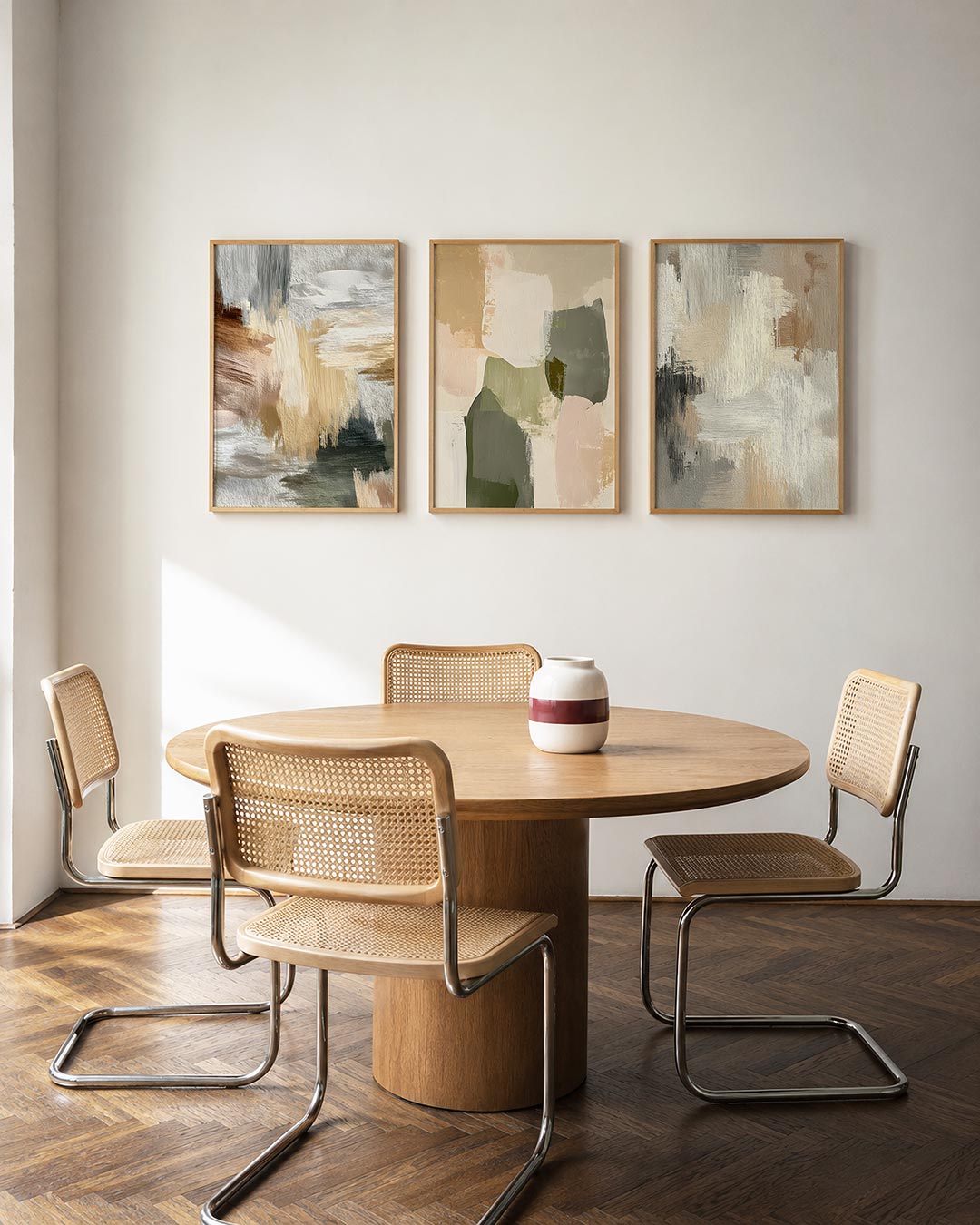Kleurvlakken harmonie Posterset